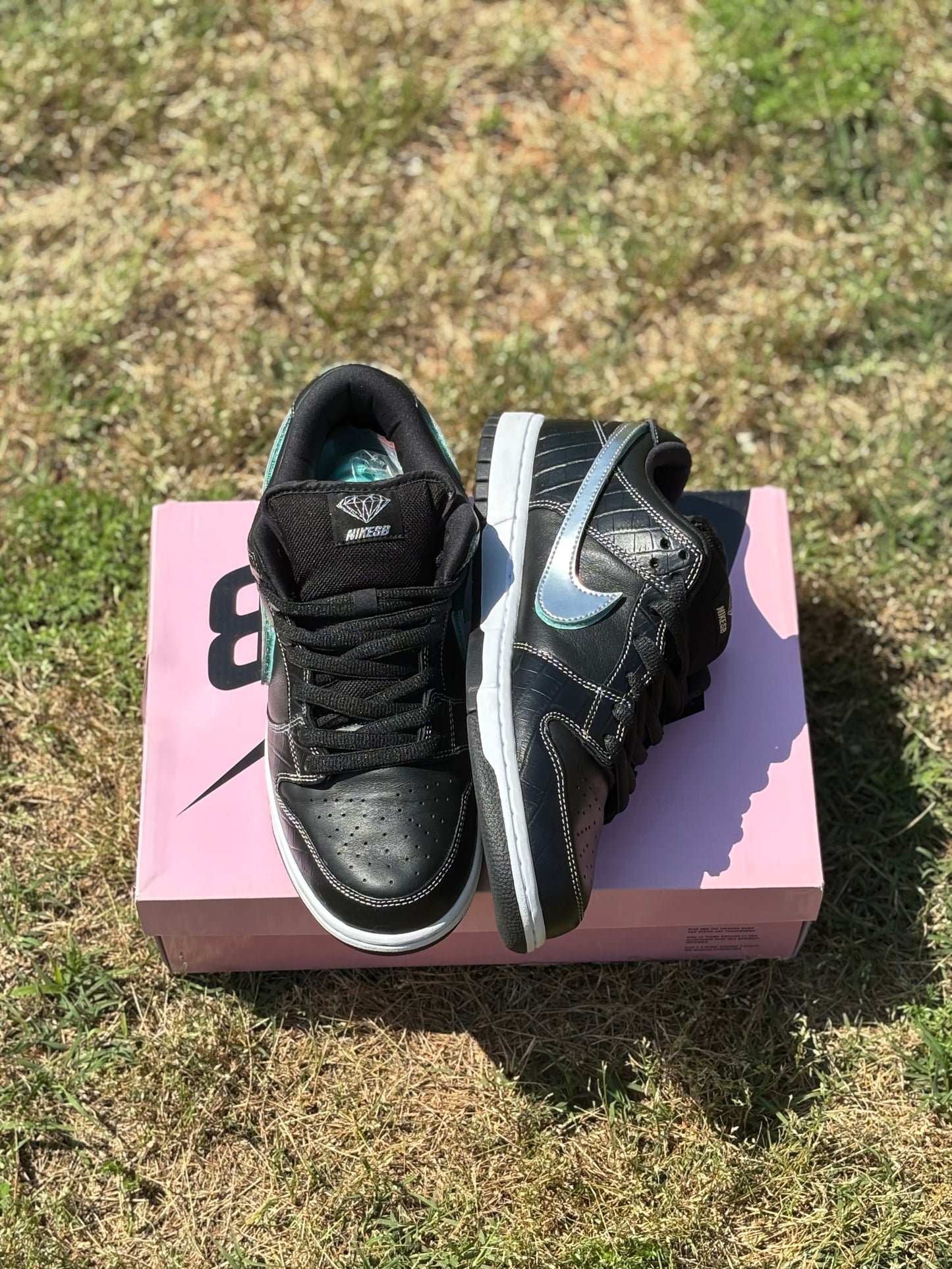 Nike SB Dunk Low “Diamond Supply Co. Black Diamond” Size 10.5M