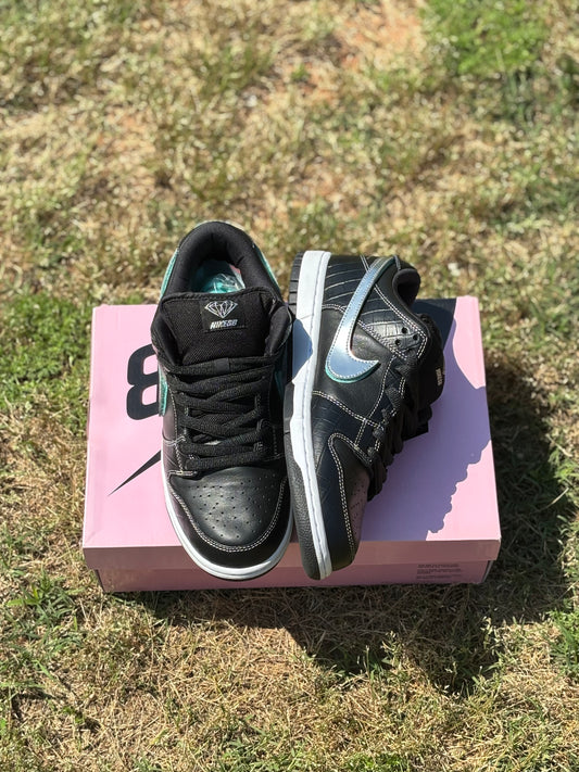 Nike SB Dunk Low “Diamond Supply Co. Black Diamond” Size 10.5M