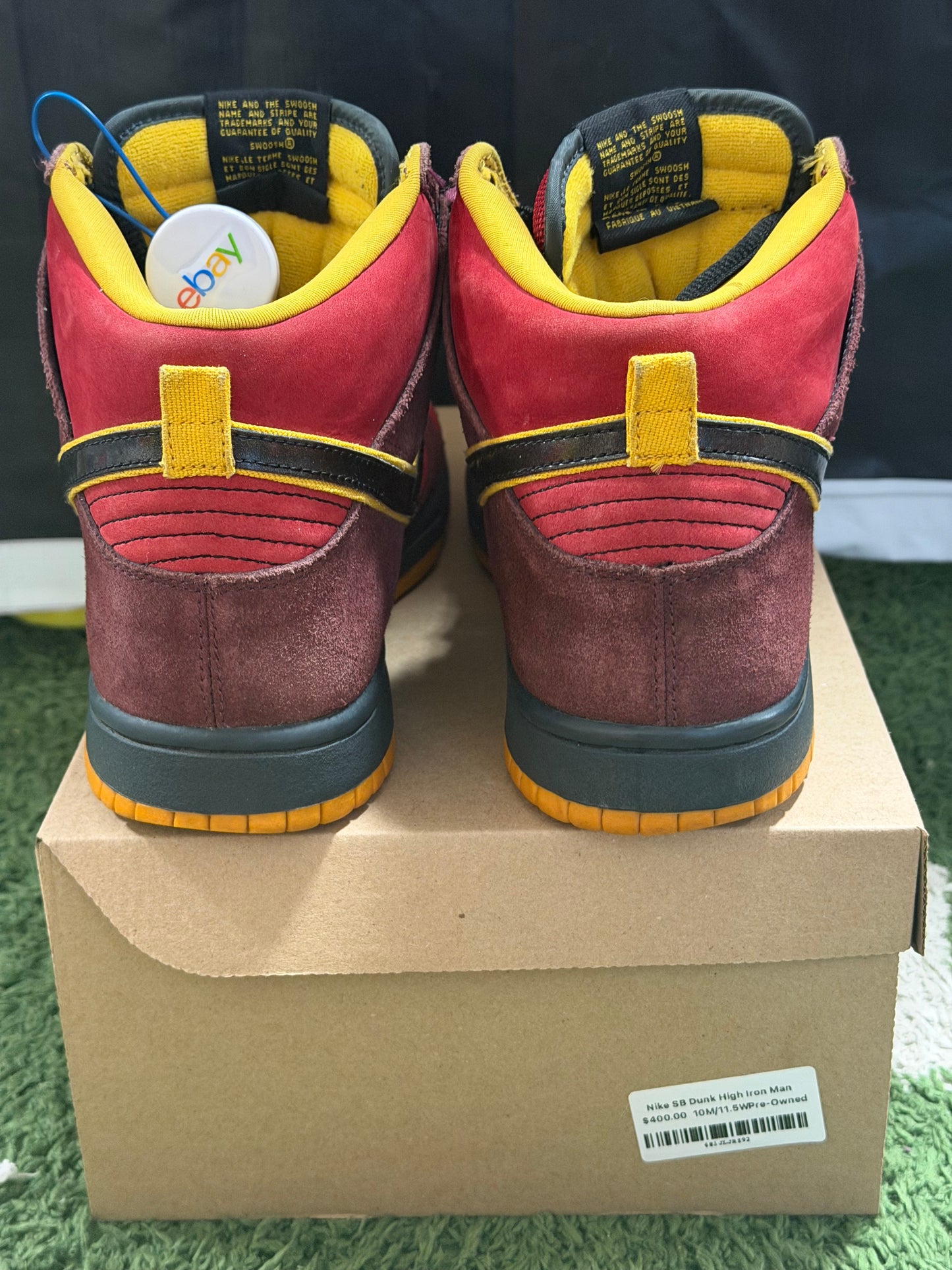 Nike SB Dunk High Iron Man