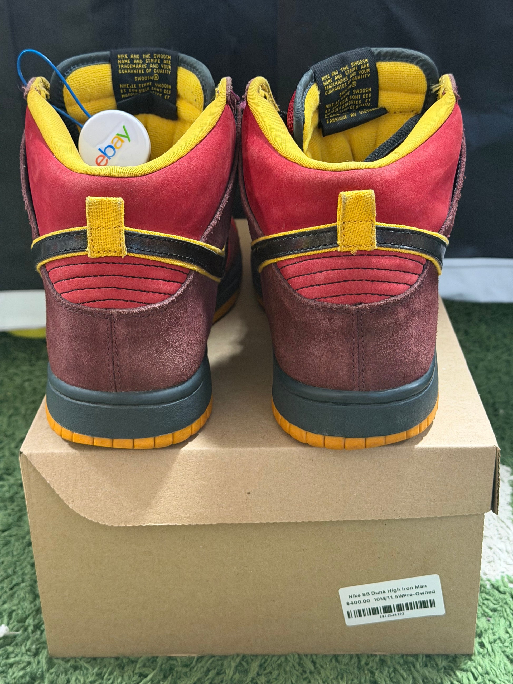 Nike SB Dunk High Iron Man
