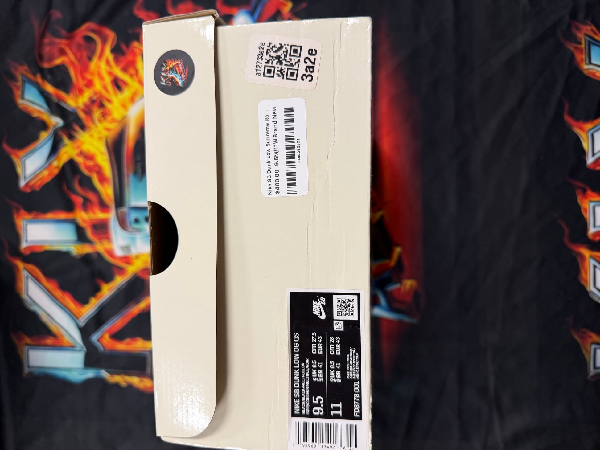 Nike SB Dunk Low Supreme Rammellzee