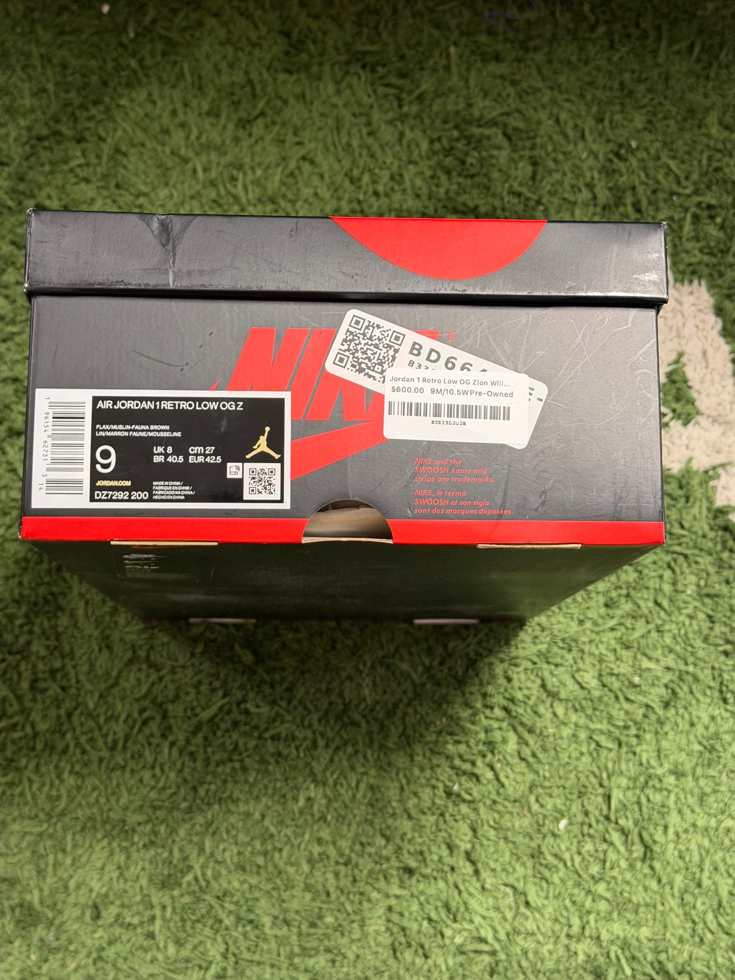 Jordan 1 Retro Low OG Zion Williamson Voodoo
