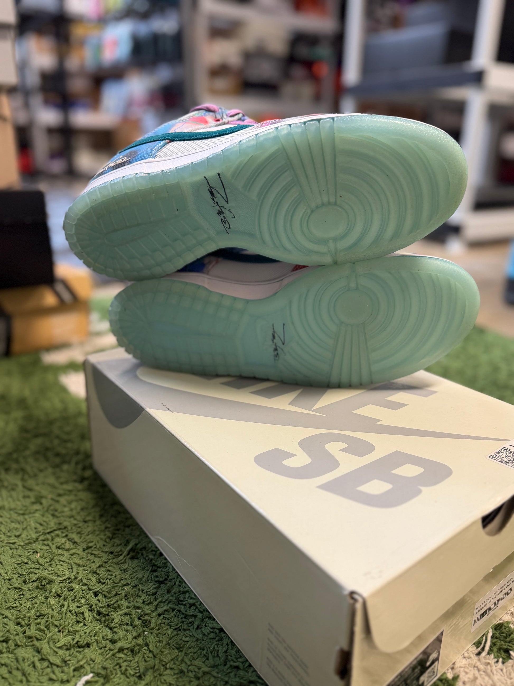 Nike SB Dunk Low Futura Laboratories Bleached Aqua