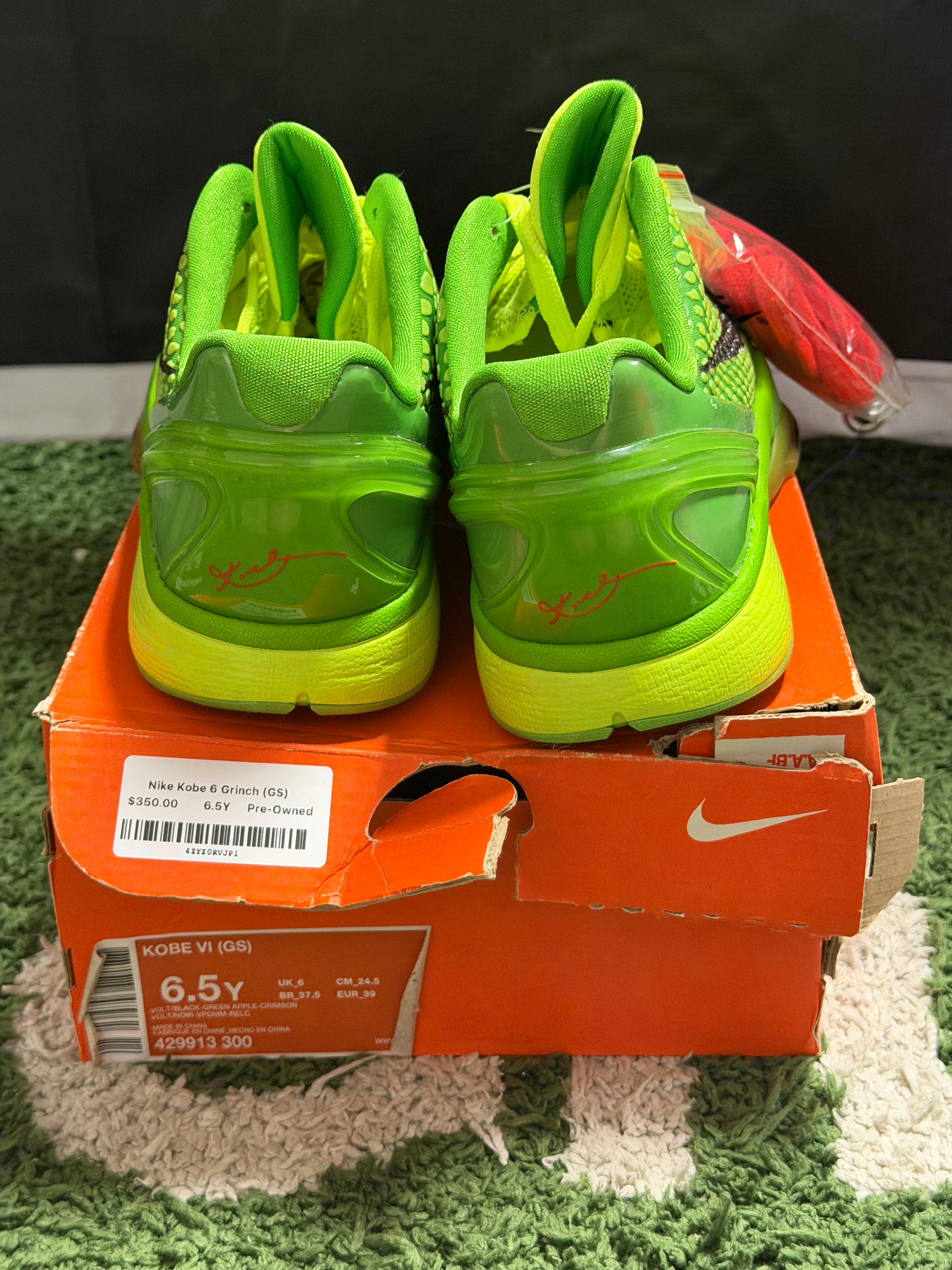 Nike Kobe 6 Grinch (GS)