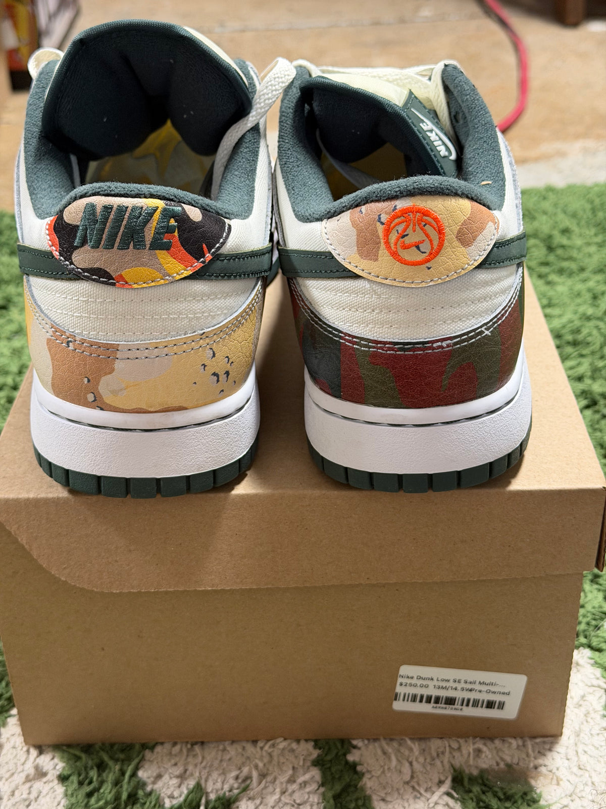Nike Dunk Low SE Sail Multi-Camo