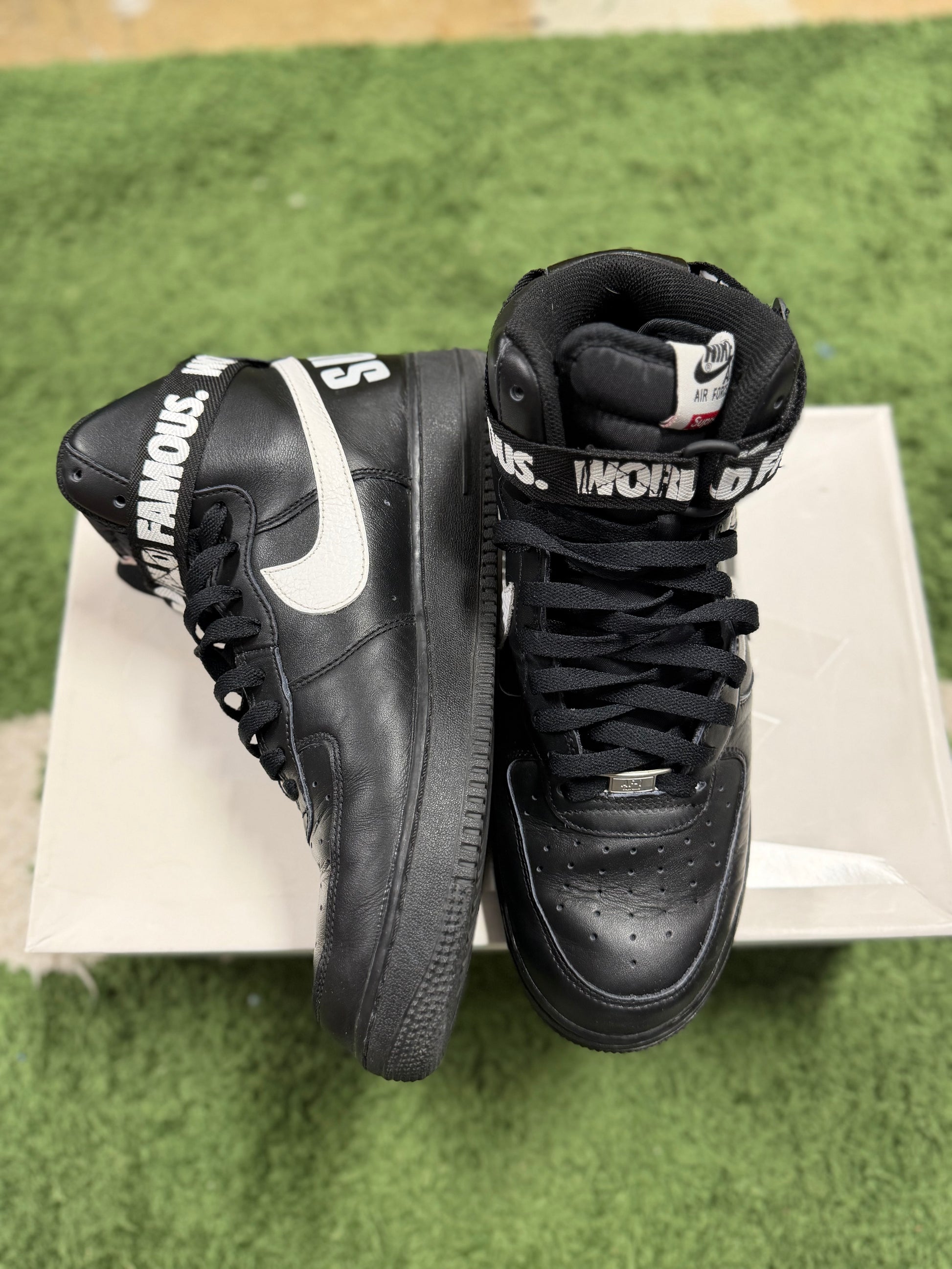 Nike Air Force 1 High Supreme World Famous Black