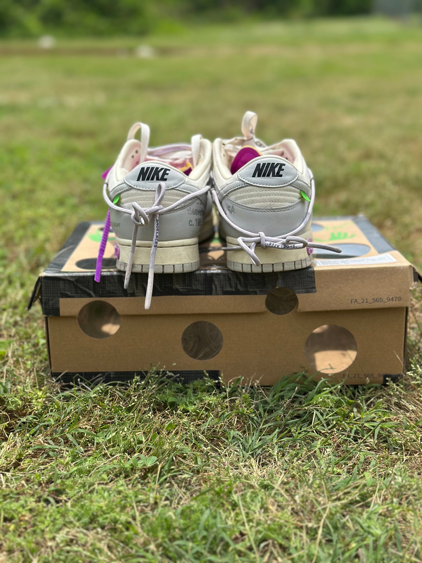 Nike Dunk Low Offwhite “Lot 3 of 50” Size 9.5M