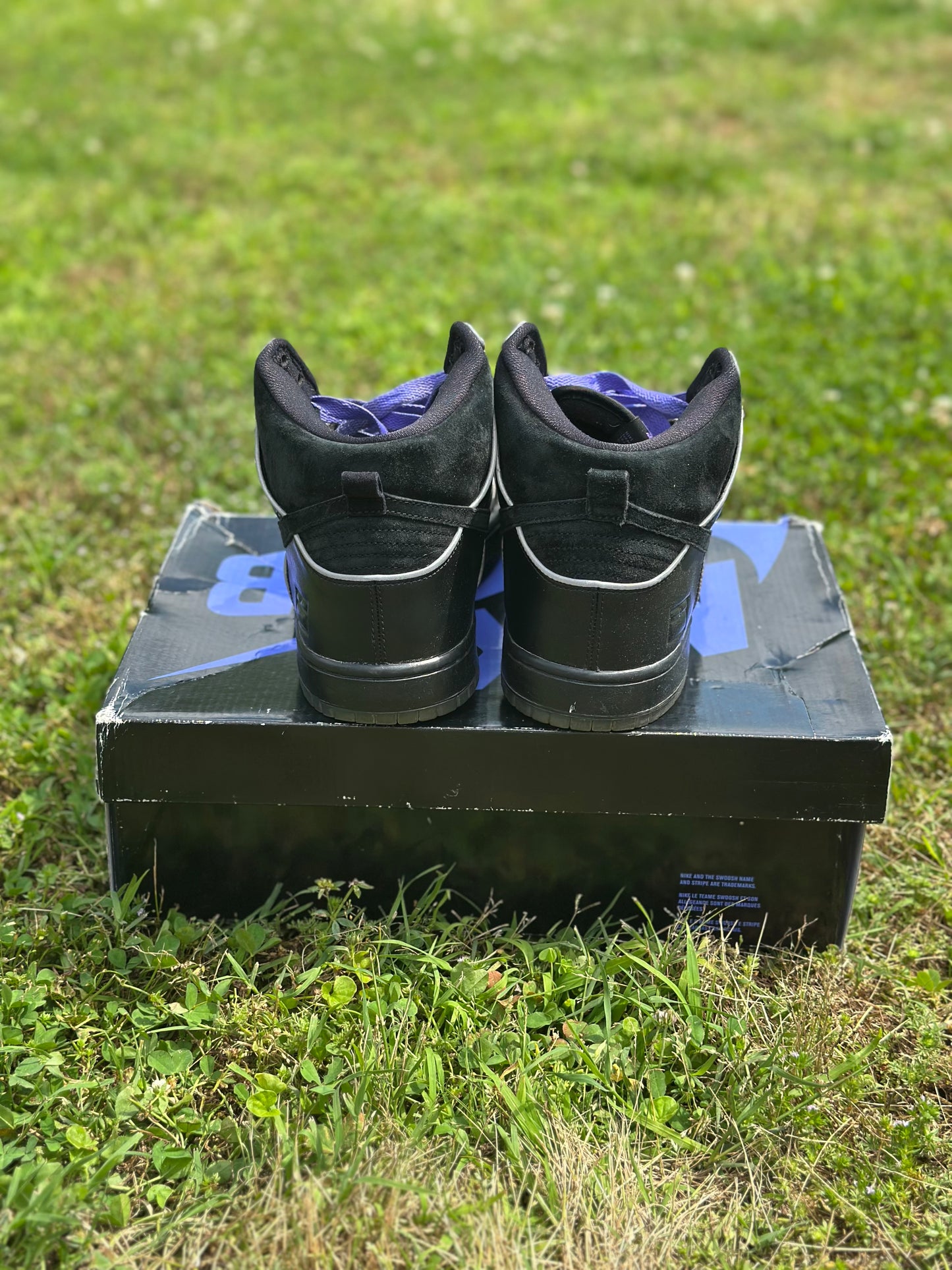Nike SB Dunk High “Black Purple Box” Size 10.5M