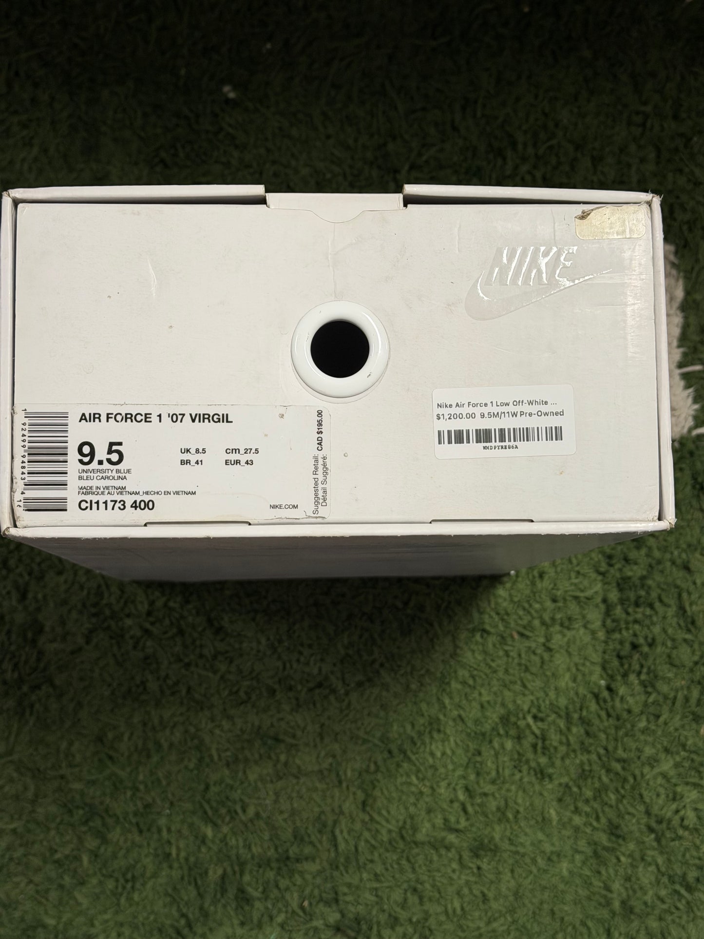 Nike Air Force 1 Low Off-White MCA University Blue
