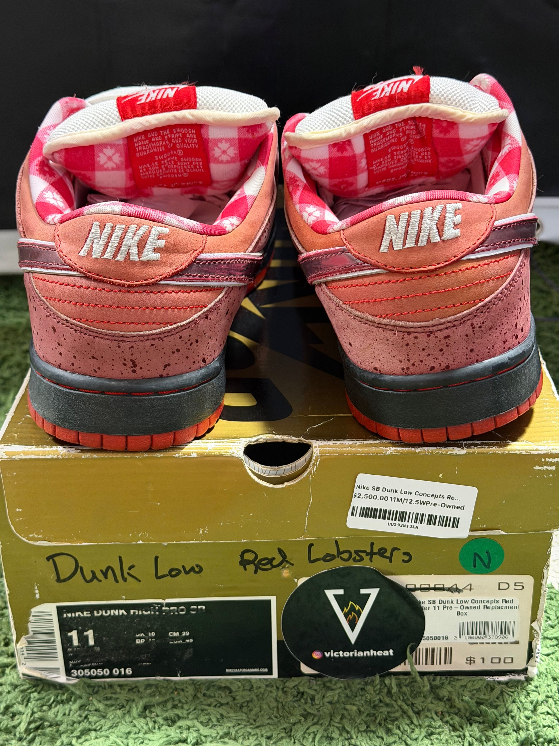 Nike SB Dunk Low Concepts Red Lobster