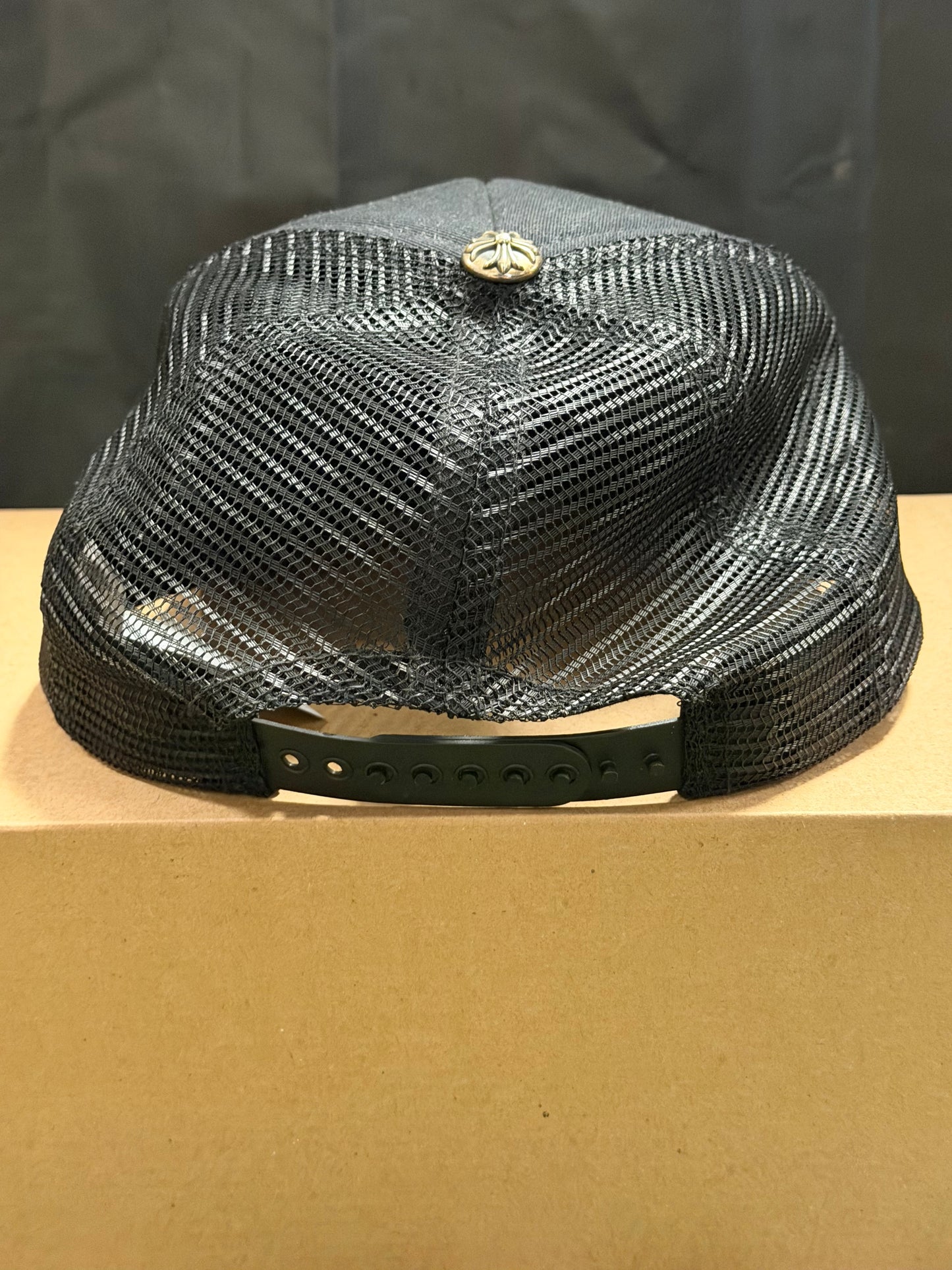 Chrome Hearts CH Las Vegas Trucker Hat Black/Black
