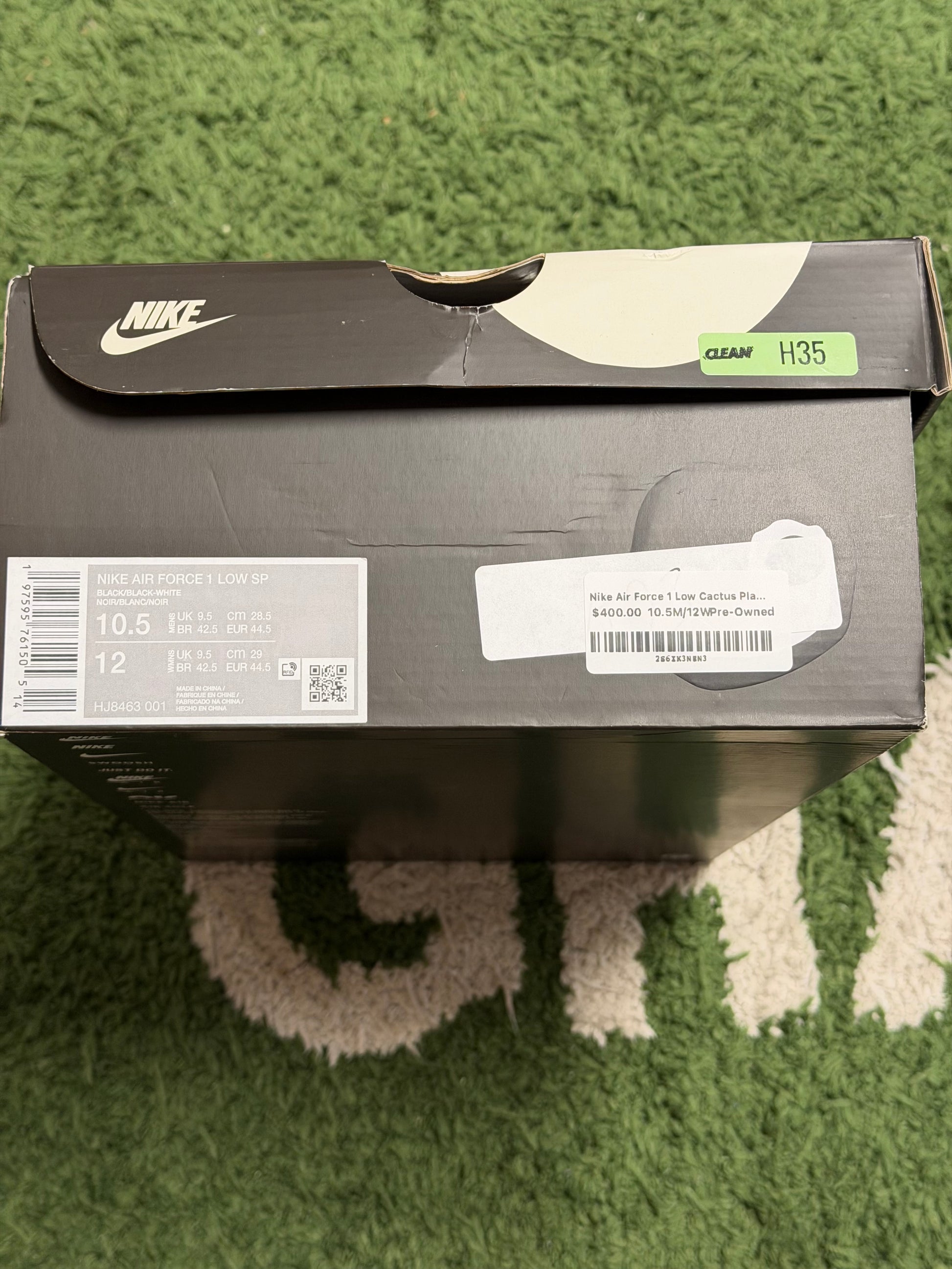 Nike Air Force 1 Low Cactus Plant Flea Market Black (2024)