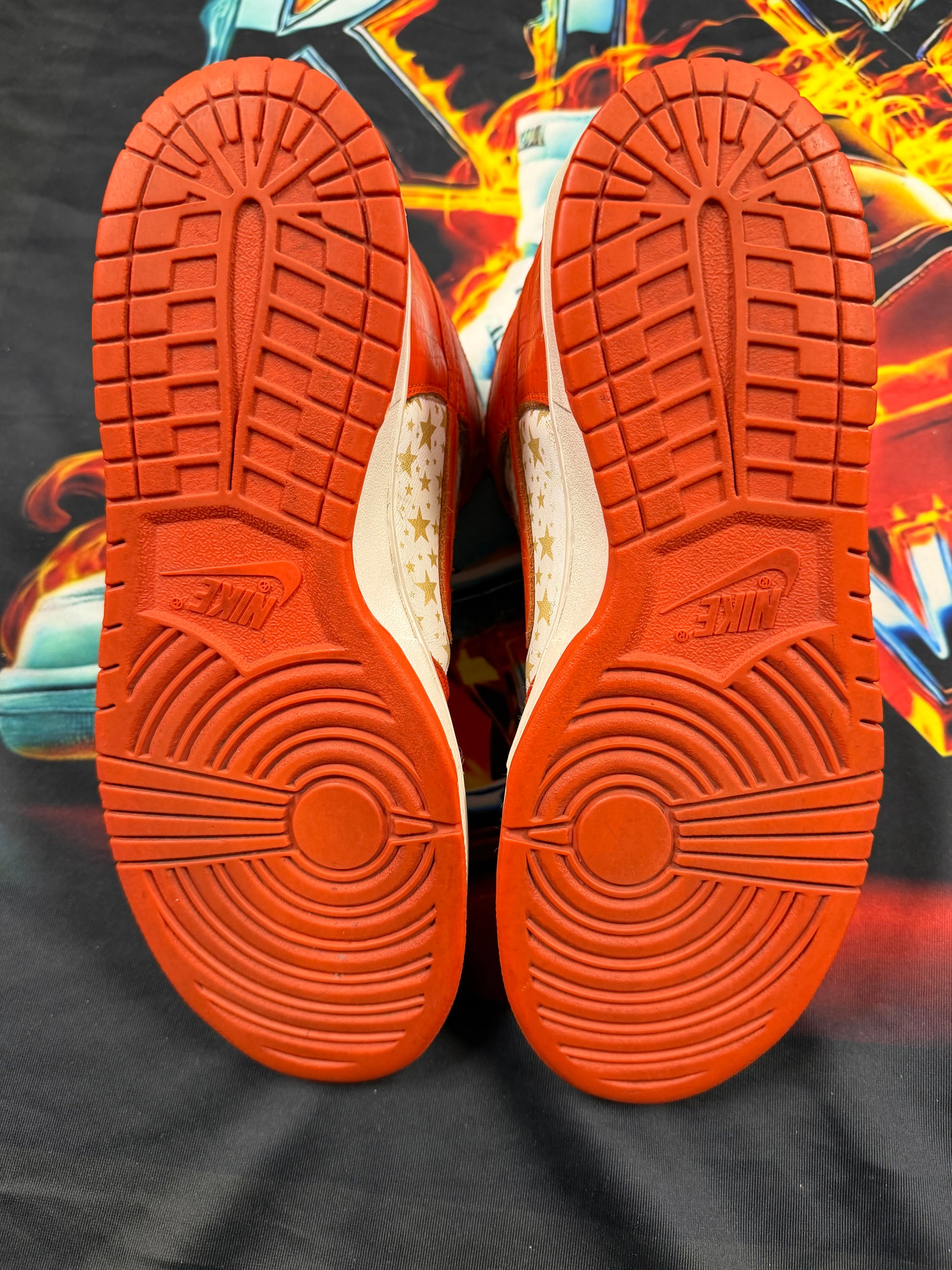 NIKE SB DUNK HIGH SUPREME STARS ORANGE