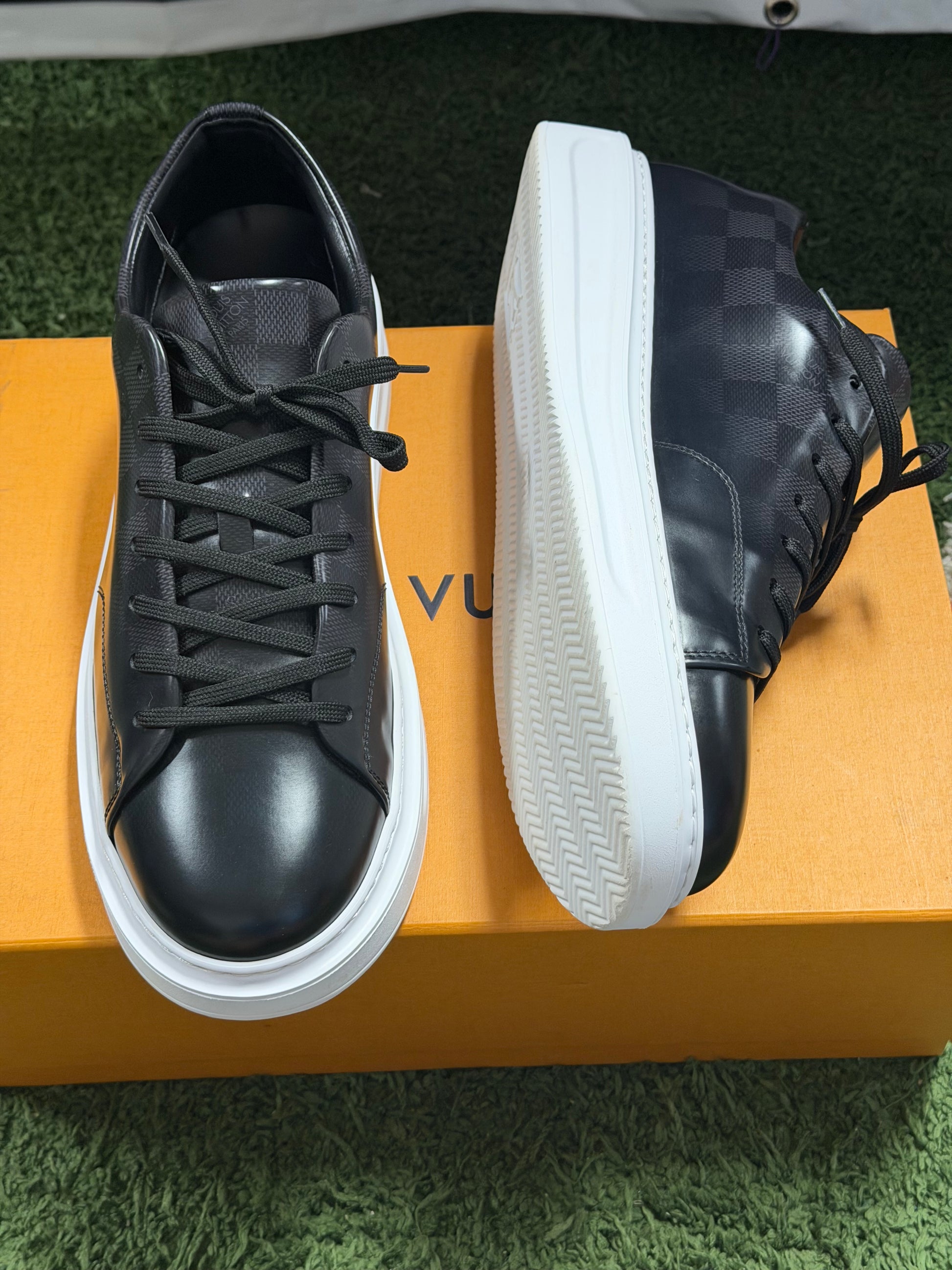 Louis Vuitton Beverly Hills Damier Sneaker Black White