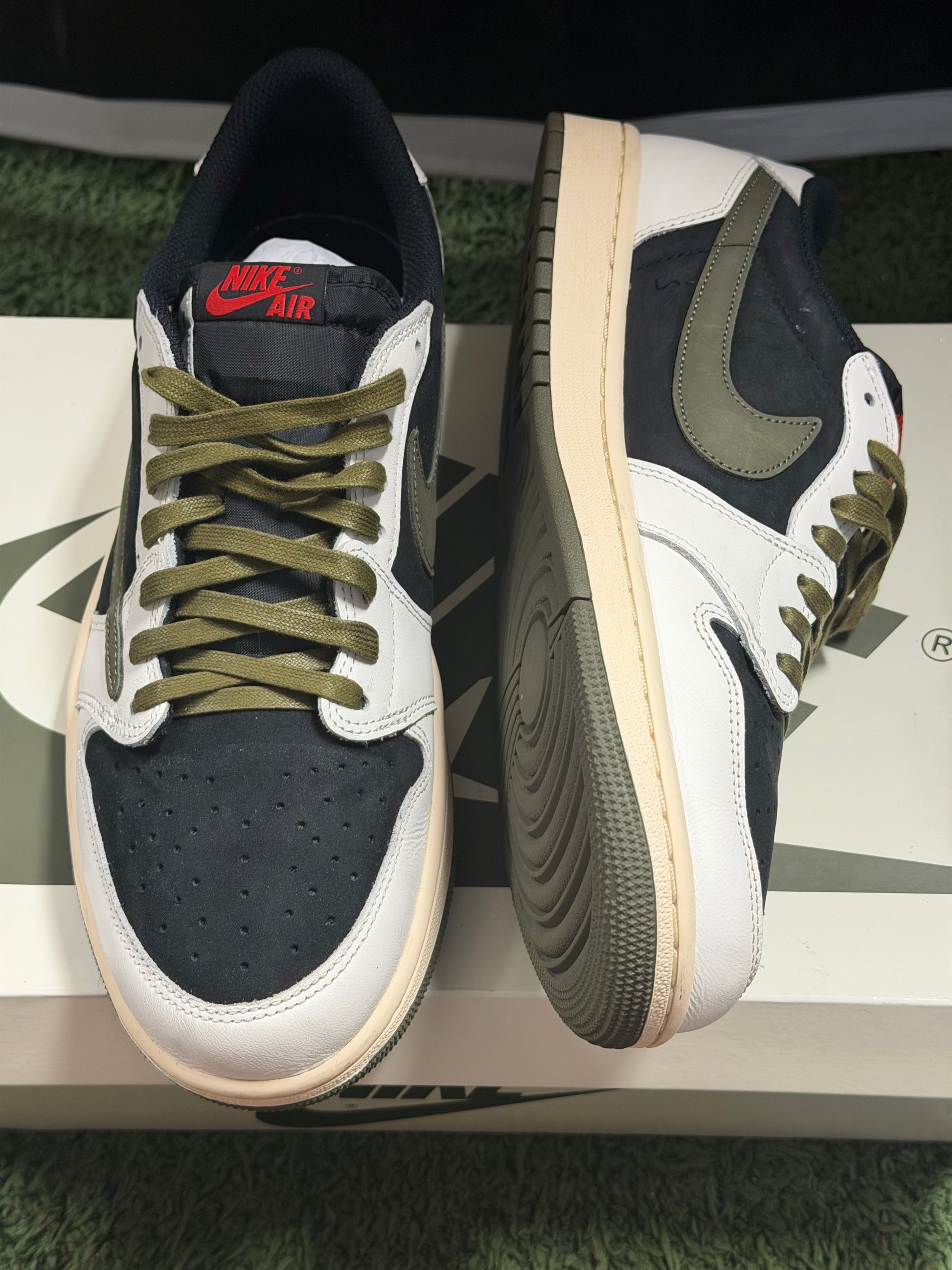 Jordan 1 Retro Low OG SP Travis Scott Olive (Women's)