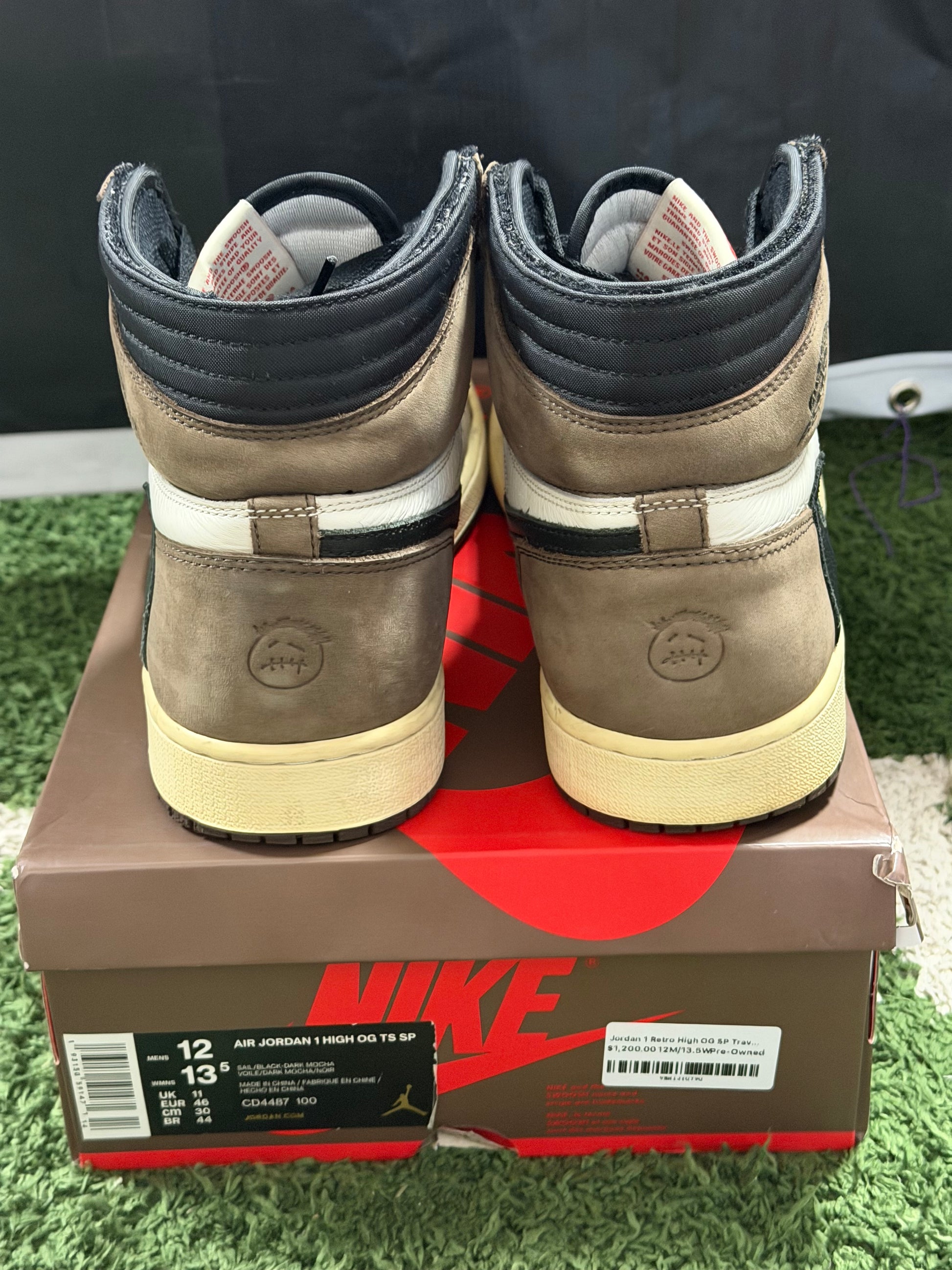 Jordan 1 Retro High OG SP Travis Scott Mocha