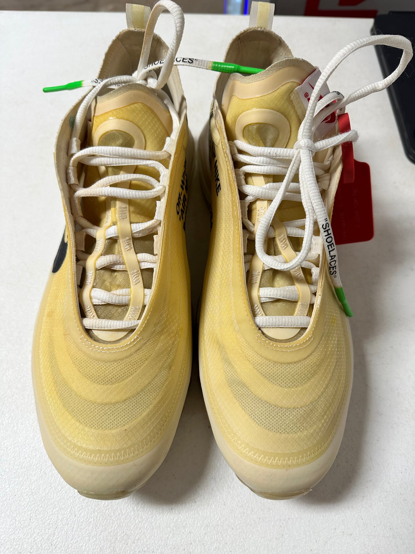 NIKE OFFWHITE AIRMAX 97 WHITE