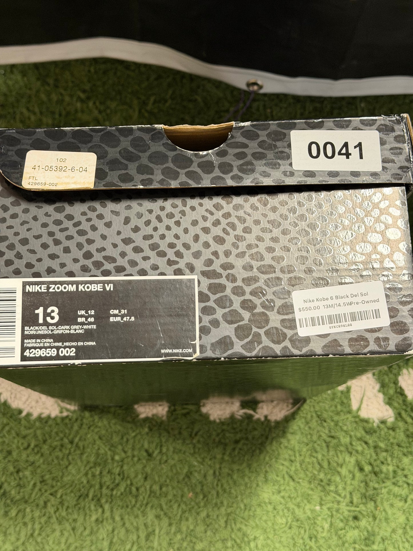 Nike Kobe 6 Black Del Sol