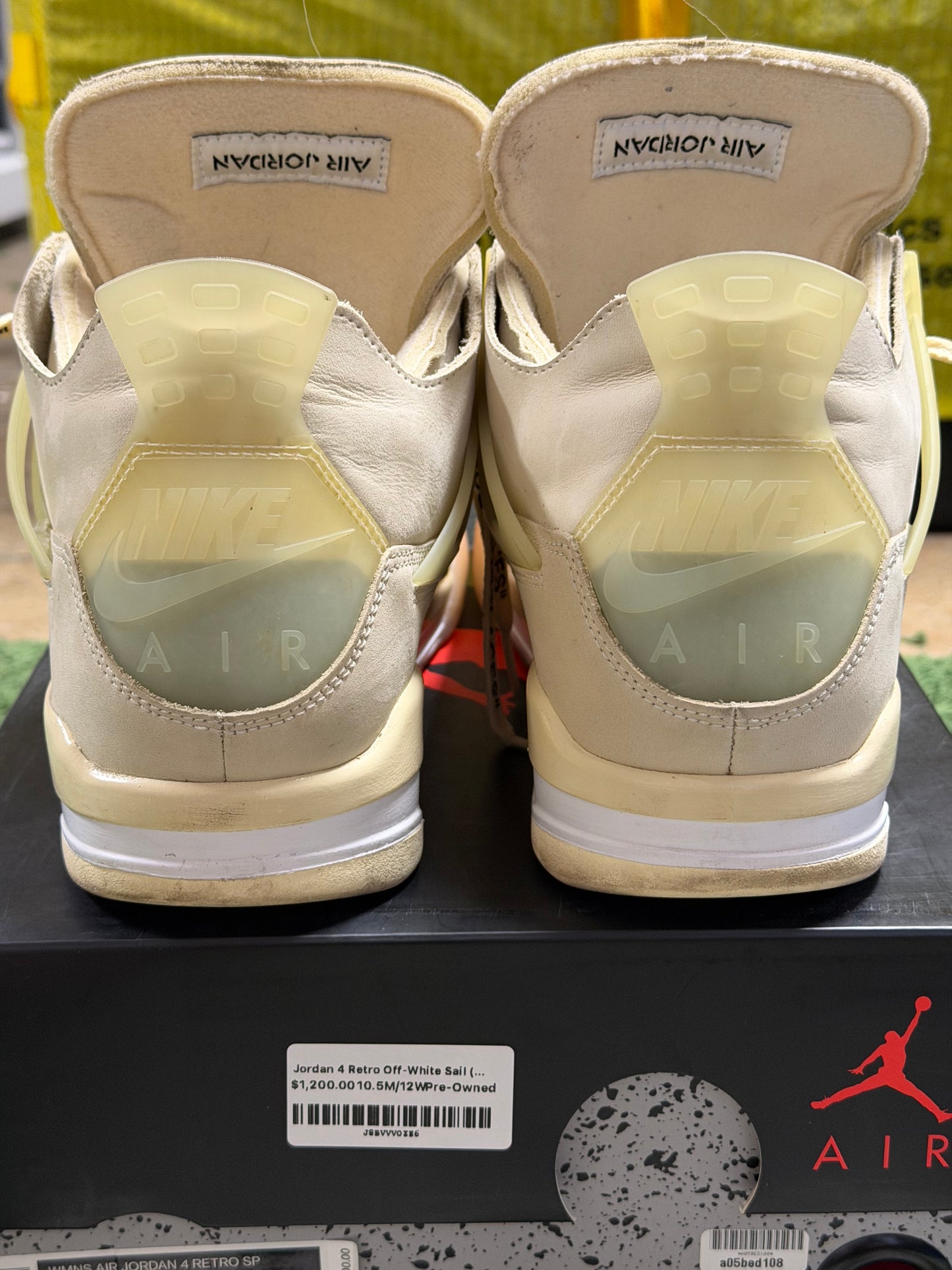 Jordan 4 Retro Off-White Sail (Women's)