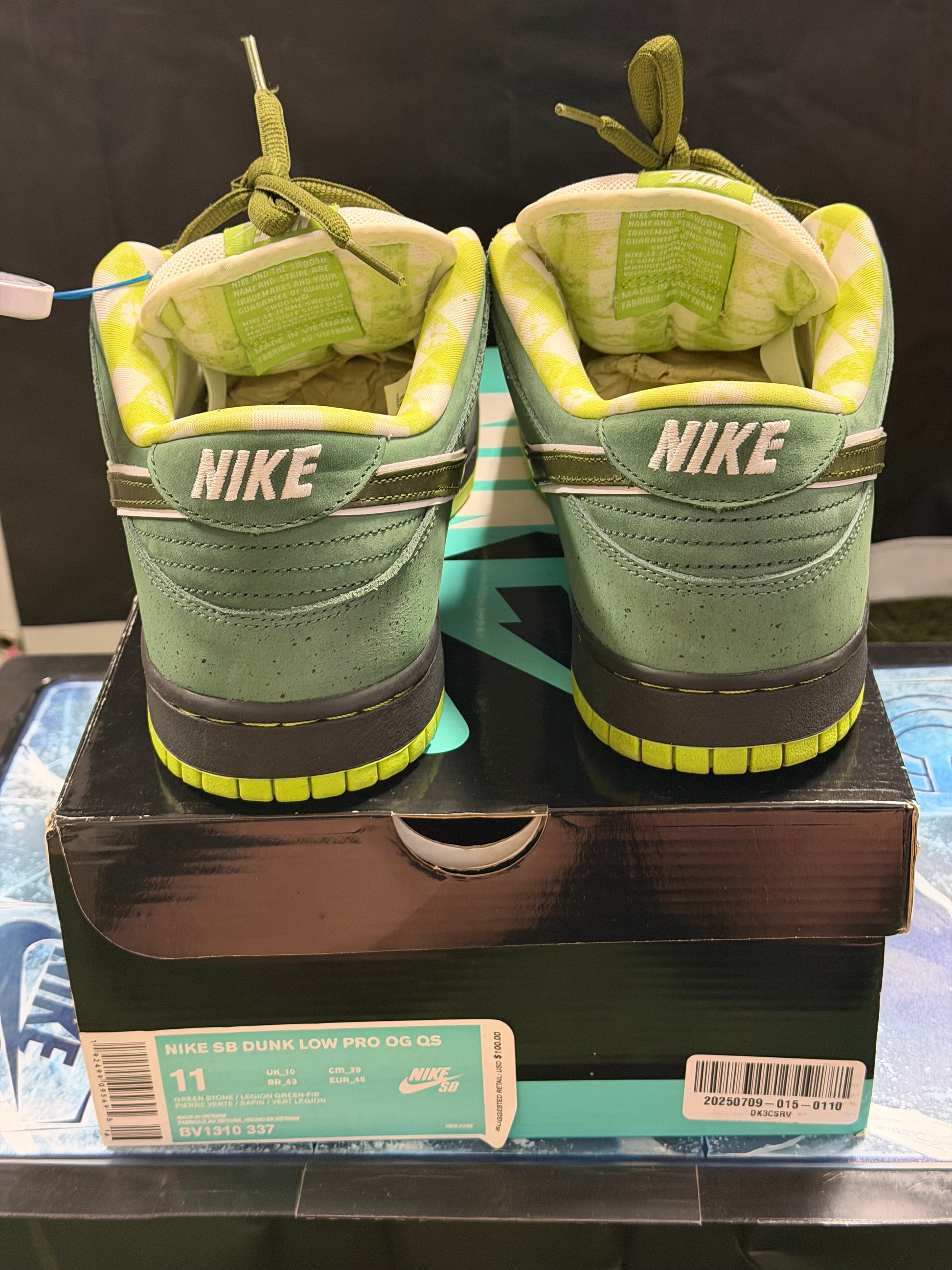 Nike SB Dunk Low Concepts Green Lobster (Special Box)