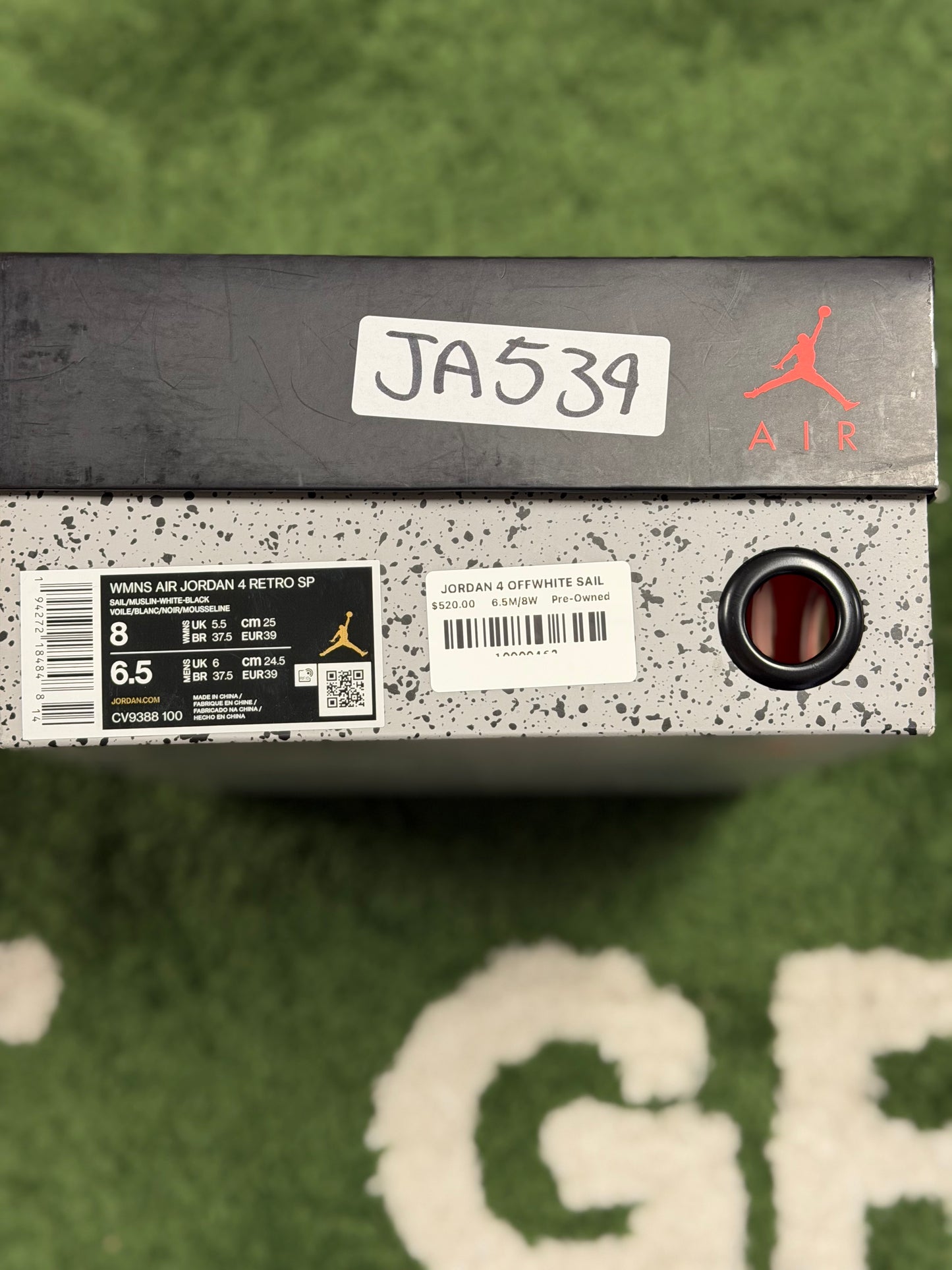 JORDAN 4 OFFWHITE SAIL