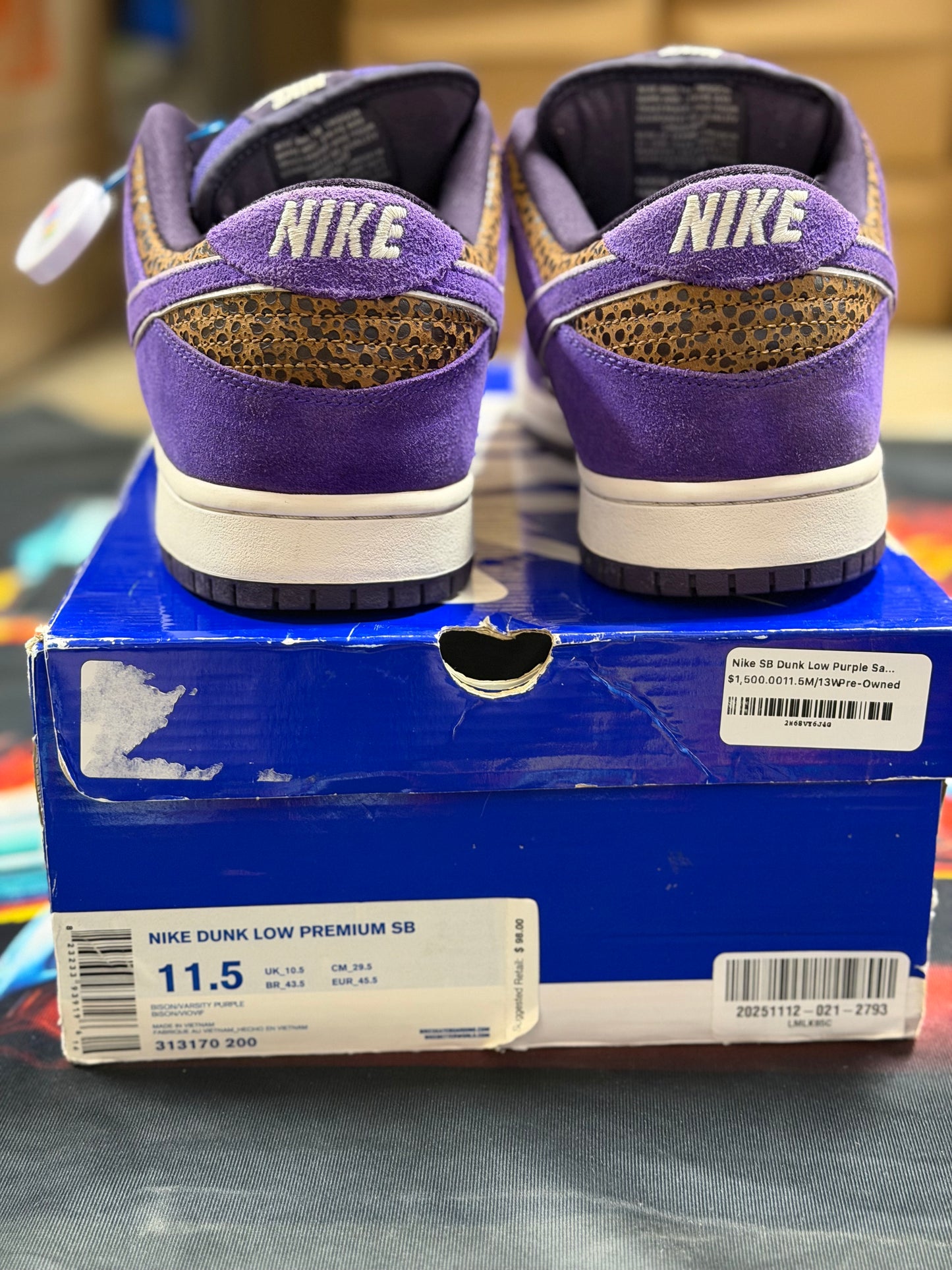 Nike SB Dunk Low Purple Safari