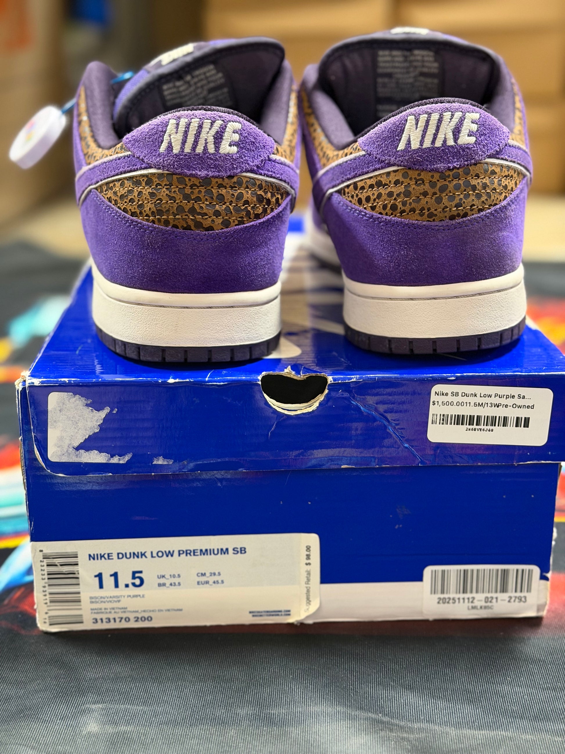 Nike SB Dunk Low Purple Safari