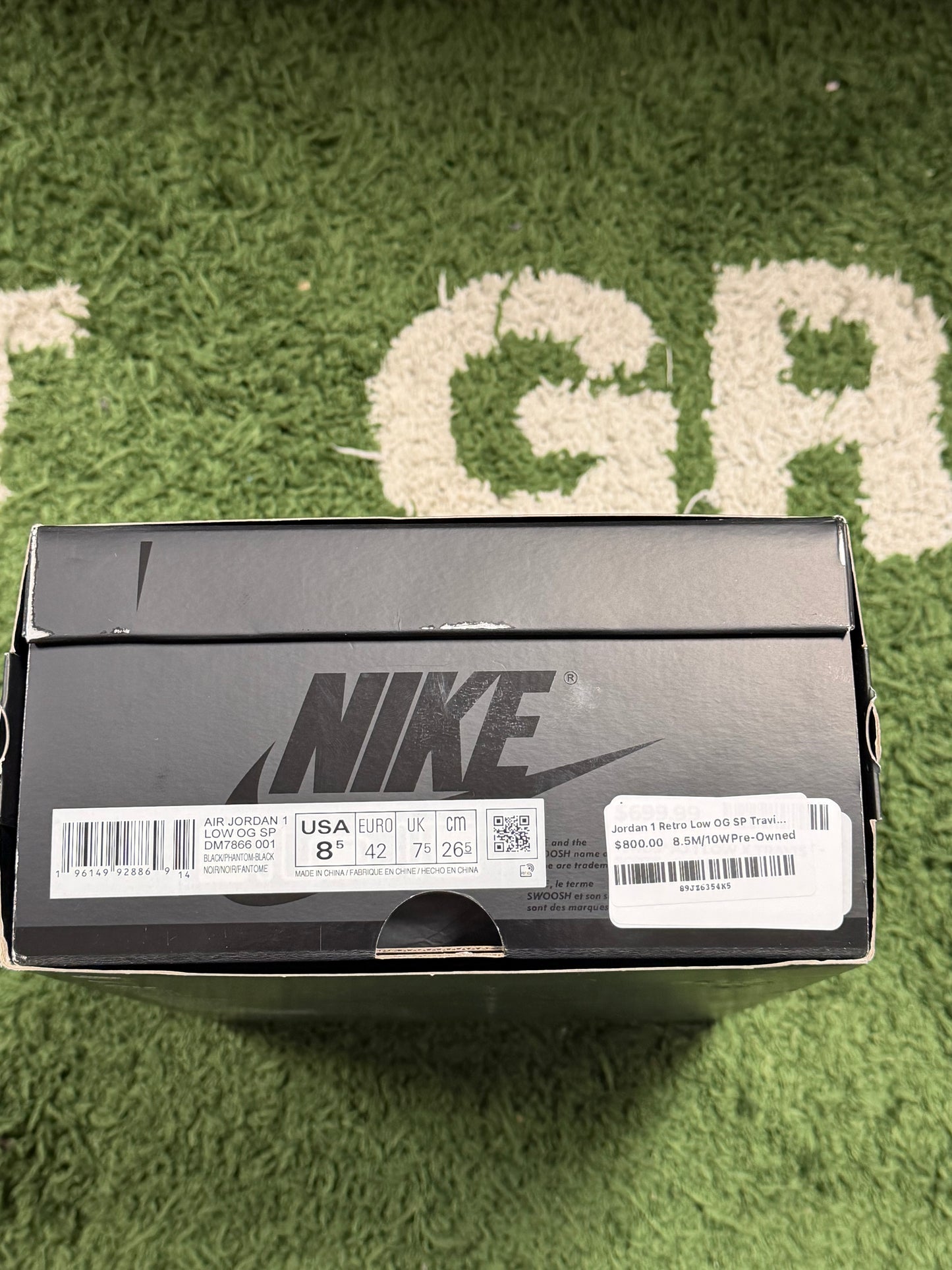 Jordan 1 Retro Low OG SP Travis Scott Black Phantom