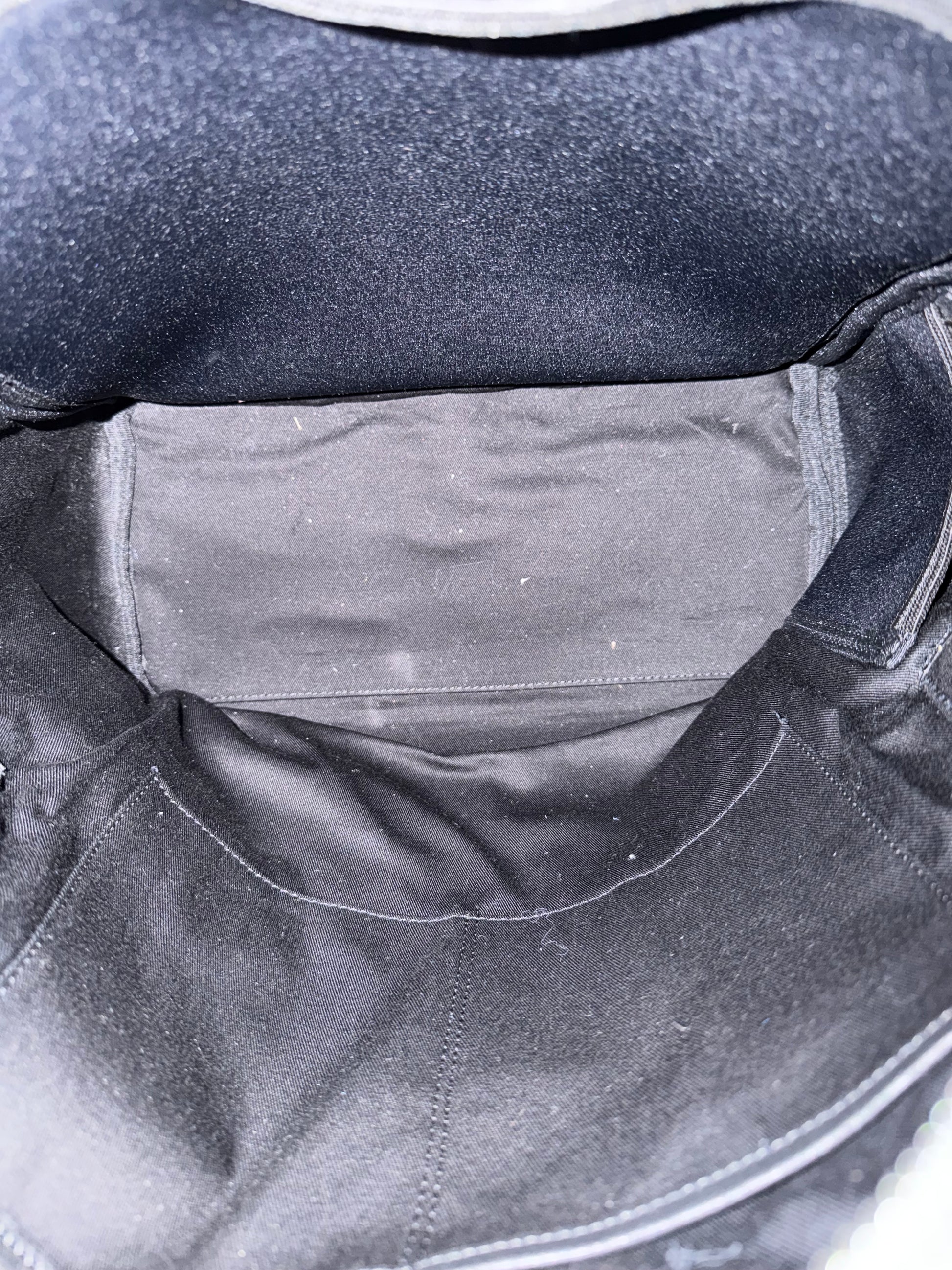 MCM Dietrich Laurel Backpack Visetos White Logo Medium Black