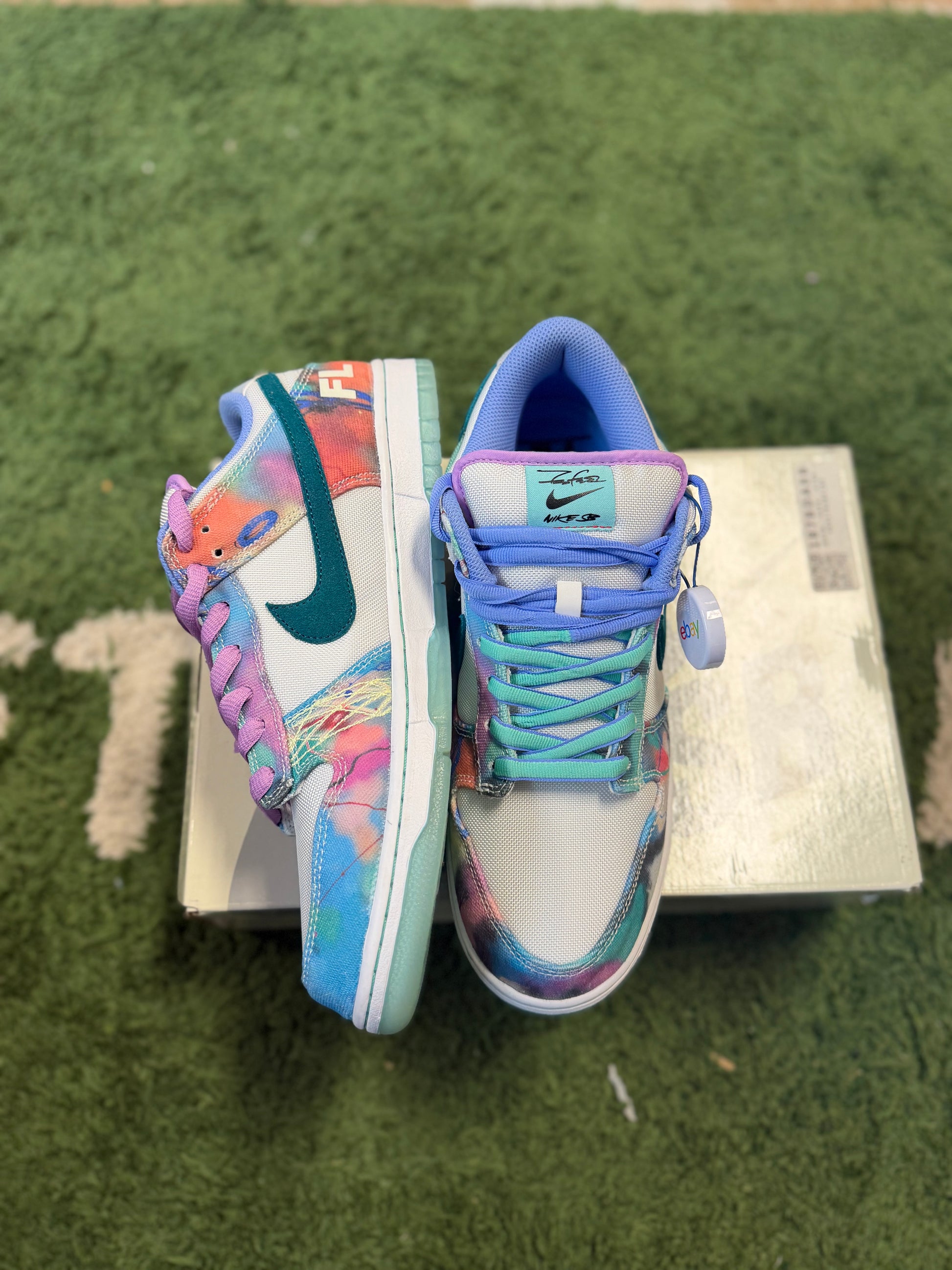 Nike SB Dunk Low Futura Laboratories Bleached Aqua