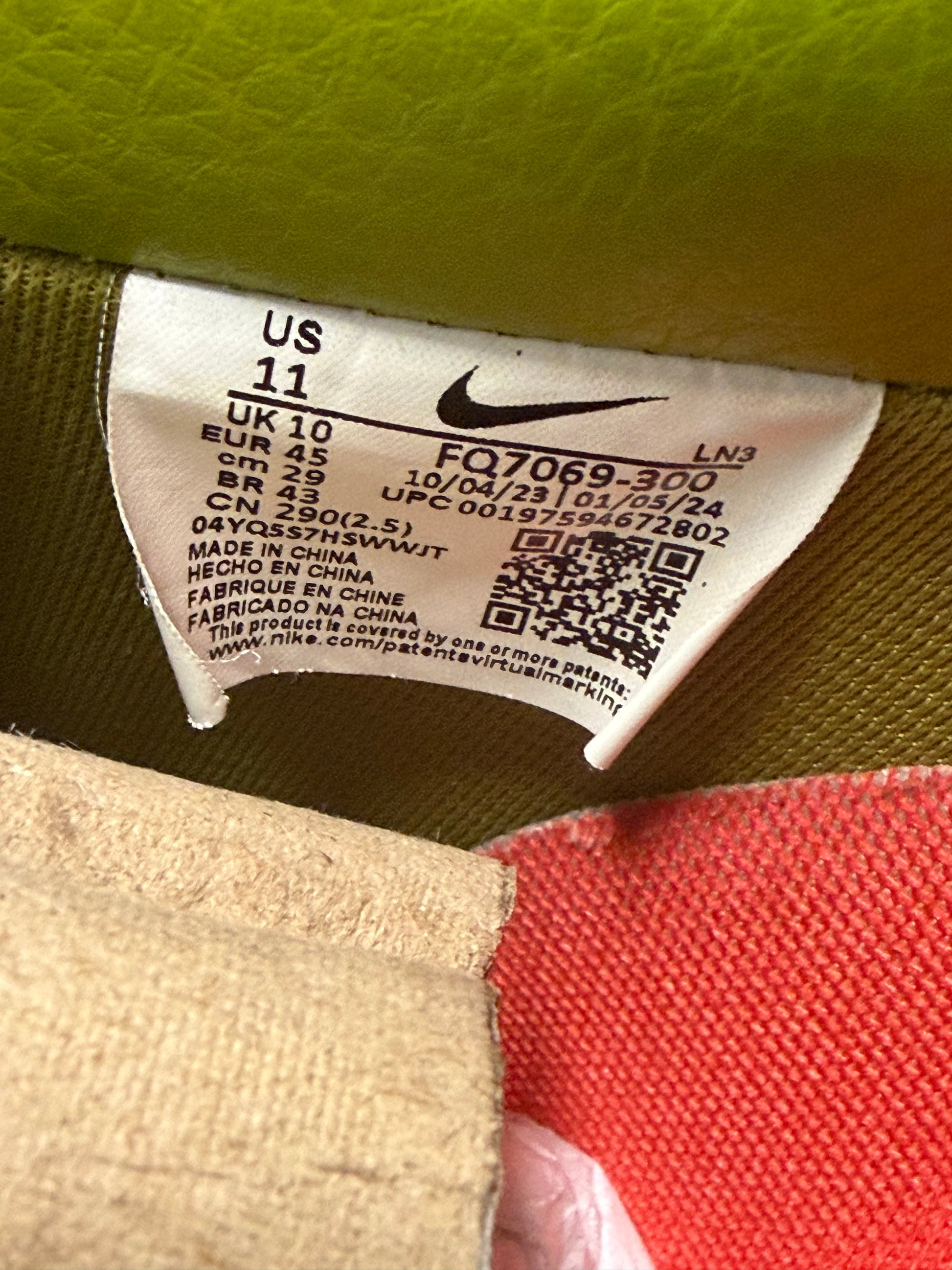 Nike Air Force 1 Low Cactus Plant Flea Market Moss