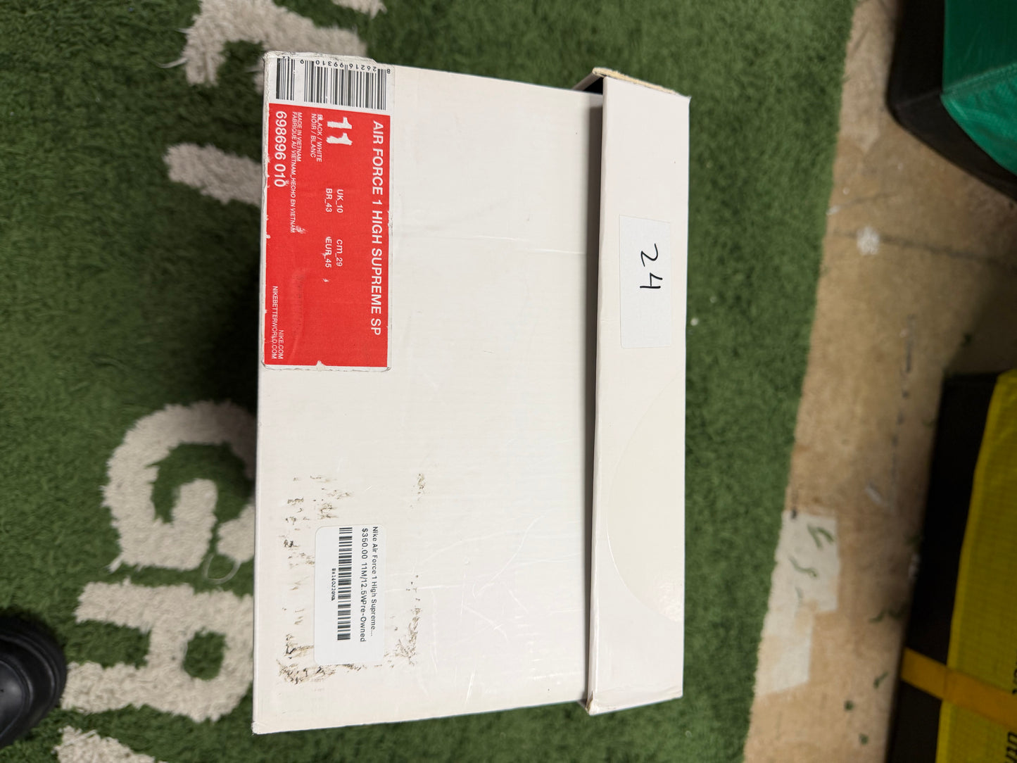 Nike Air Force 1 High Supreme World Famous Black