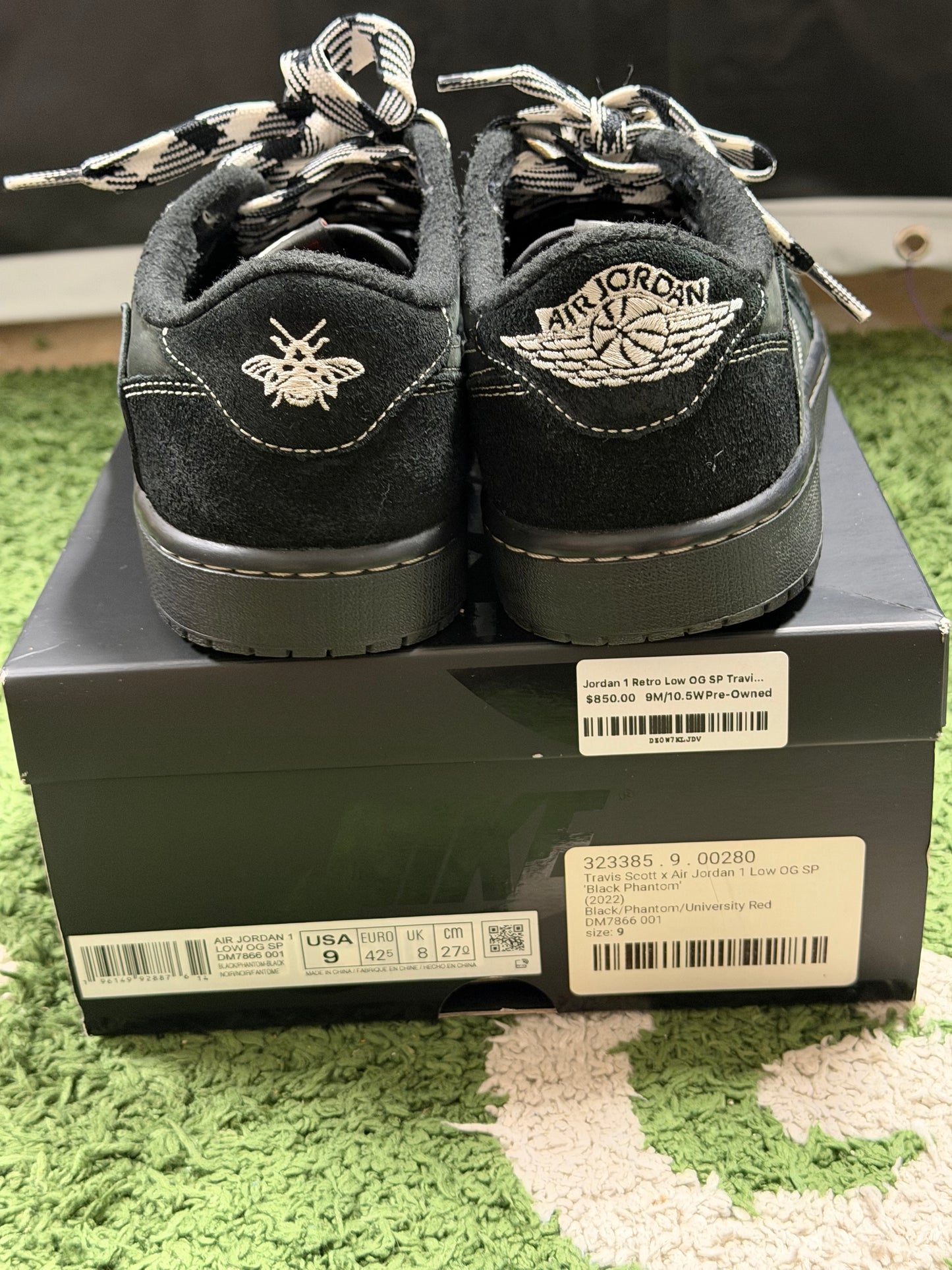 Jordan 1 Retro Low OG SP Travis Scott Black Phantom