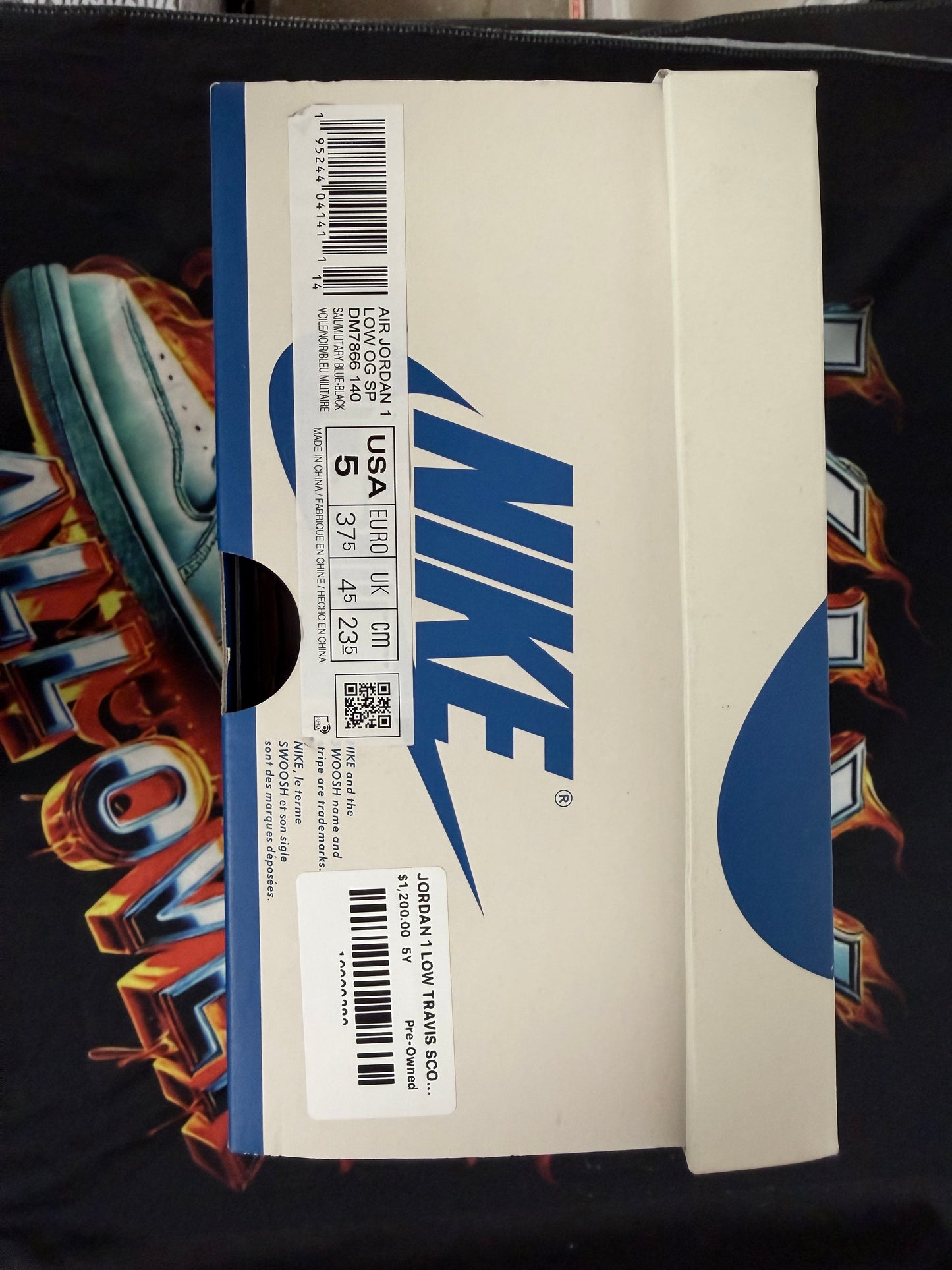 JORDAN 1 LOW TRAVIS SCOTT FRAGMENT