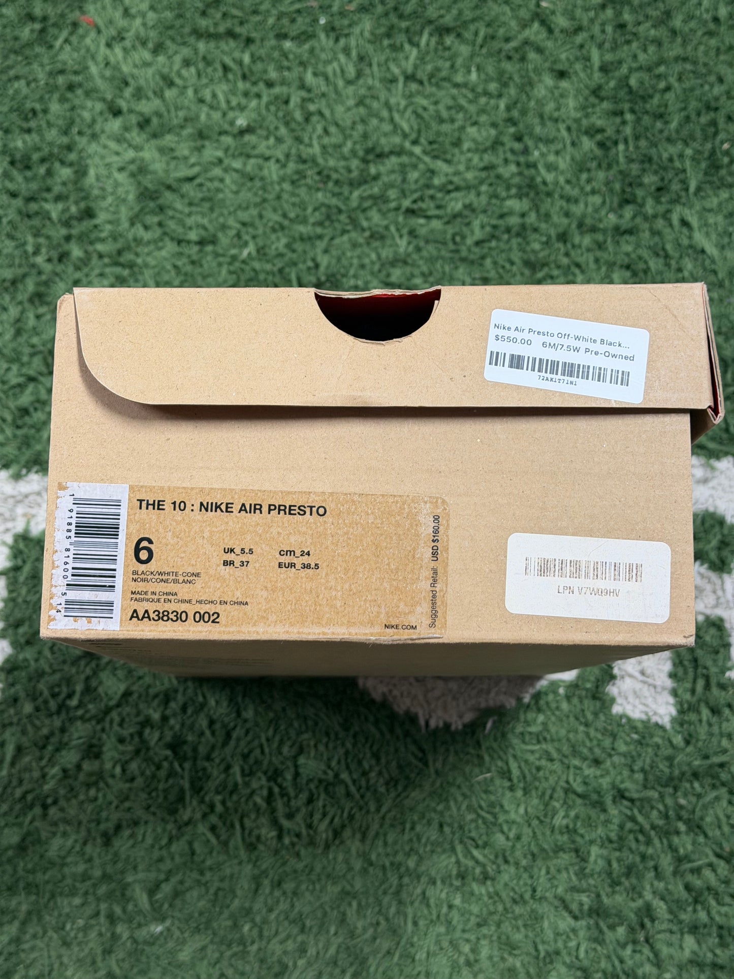 Nike Air Presto Off-White Black (2018)