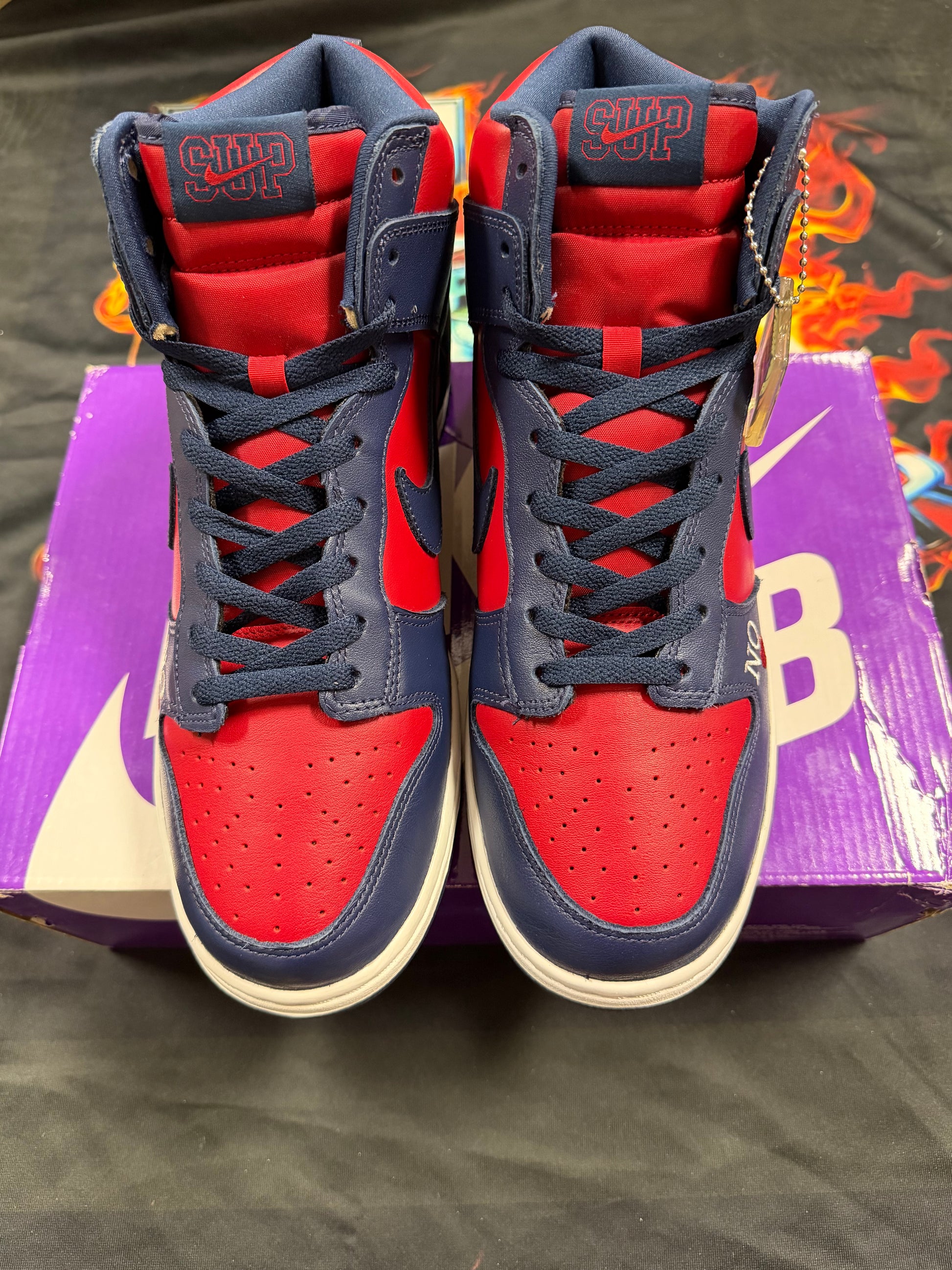 Nike SB Dunk High Supreme By Any Means Navy