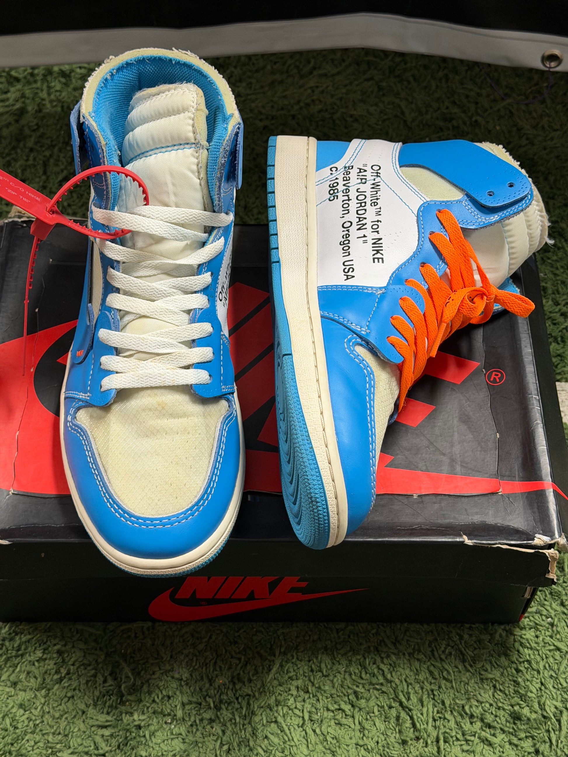 Jordan 1 Retro High Off-White University Blue