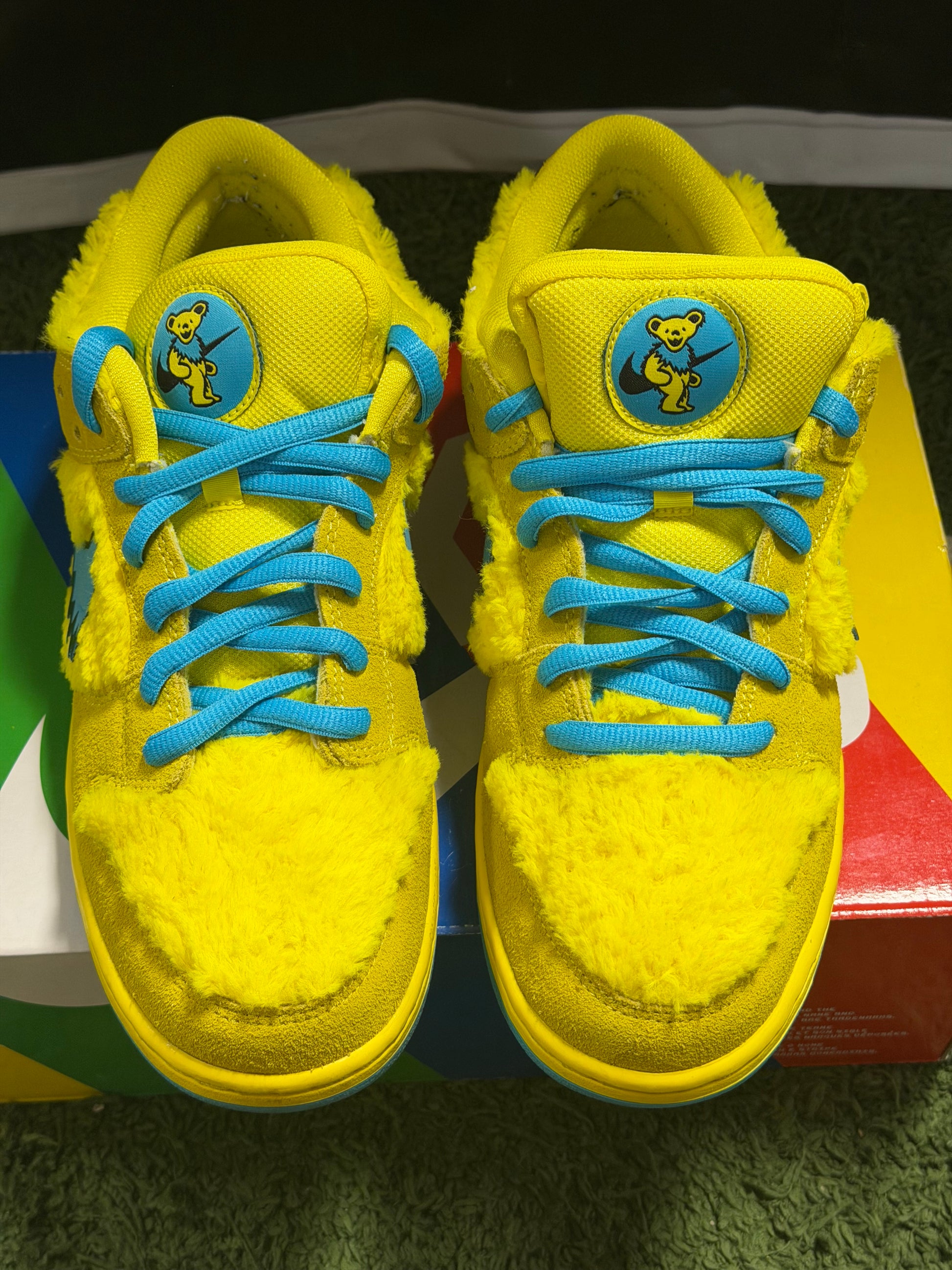 Nike SB Dunk Low Grateful Dead Bears Opti Yellow