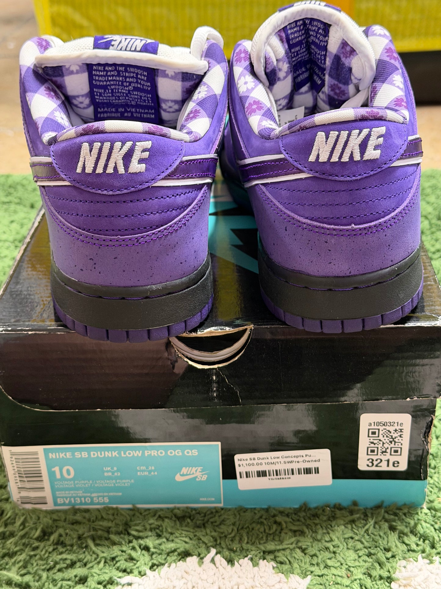 Nike SB Dunk Low Concepts Purple Lobster
