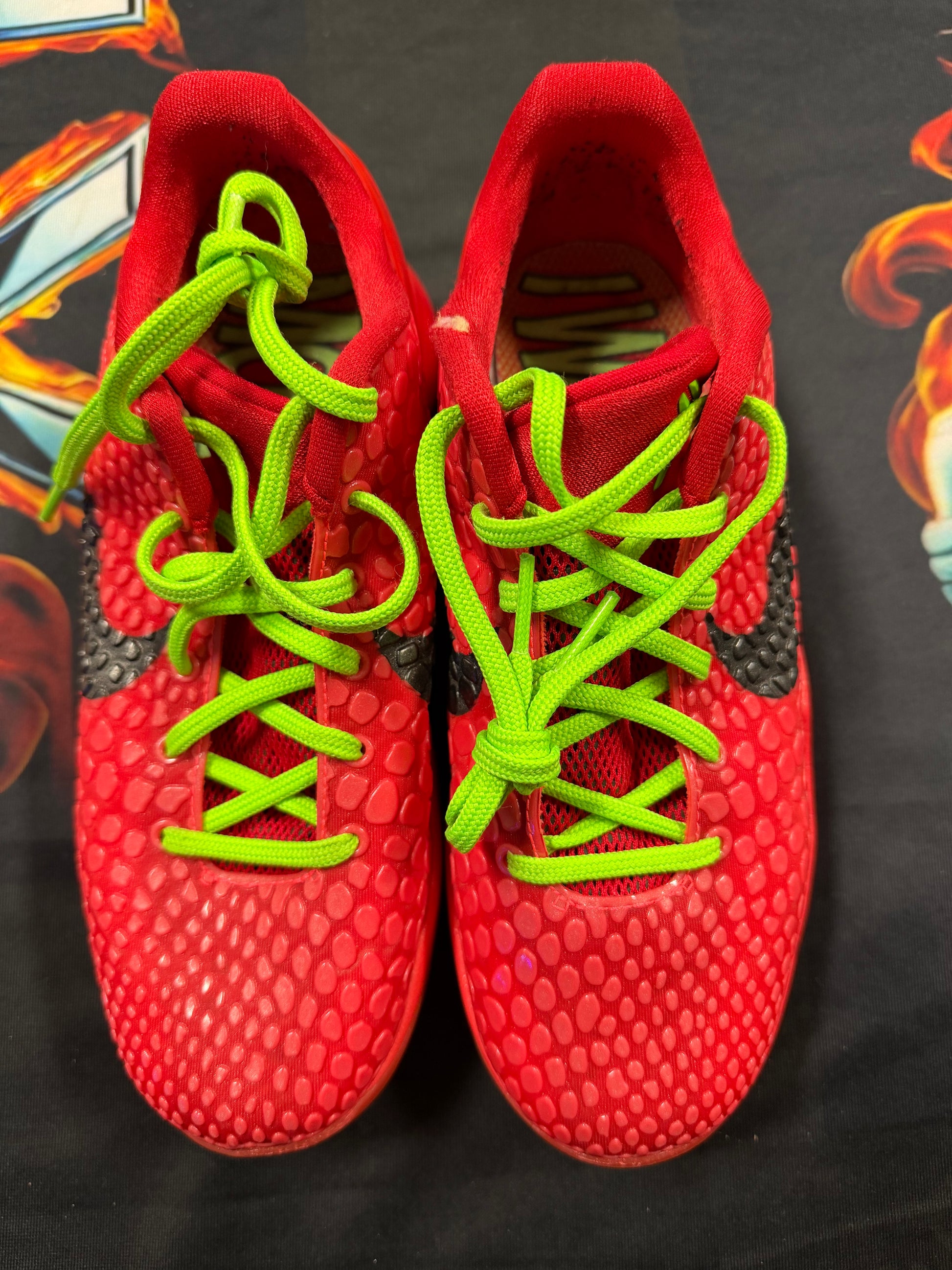 NIKE KOBE 6 PROTRO REVERSE GRINCH (GS)