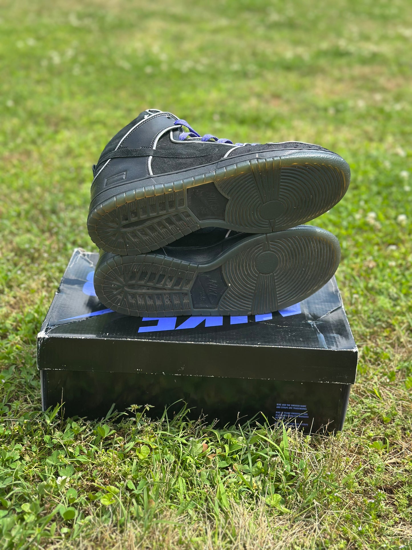 Nike SB Dunk High “Black Purple Box” Size 10.5M