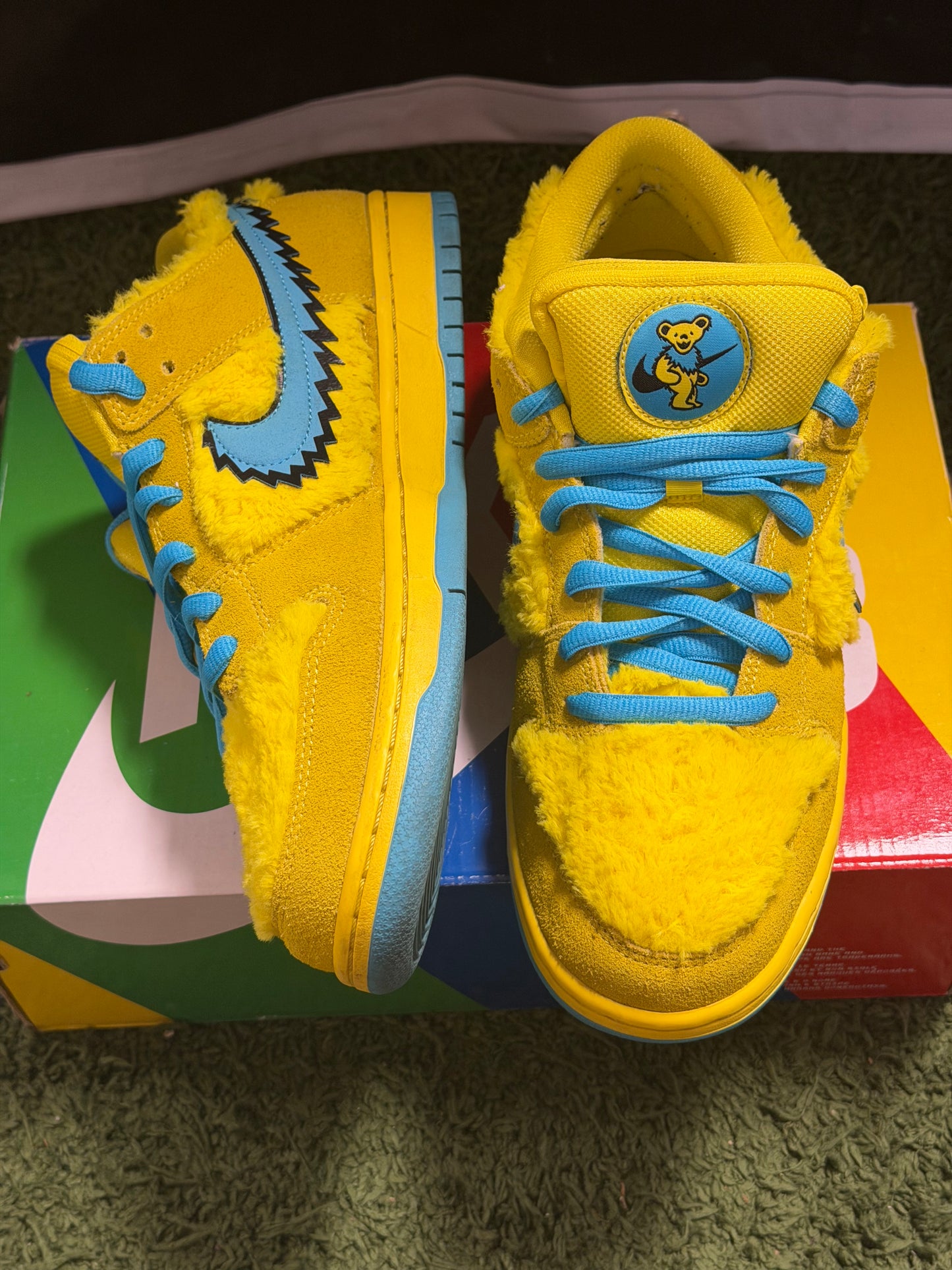Nike SB Dunk Low Grateful Dead Bears Opti Yellow