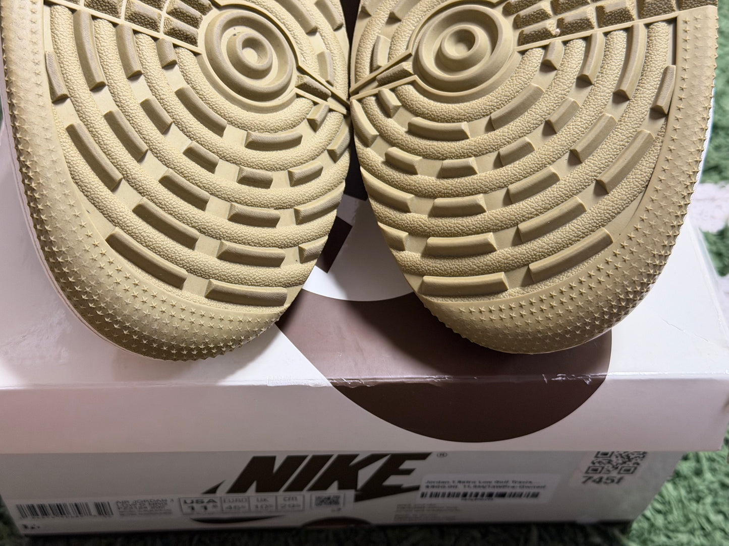 Jordan 1 Retro Low Golf Travis Scott Neutral Olive