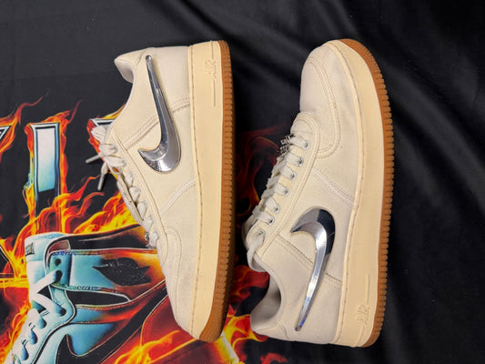 NIKE AIRFORCE 1 LOW TRAVIS SCOTT SAIL