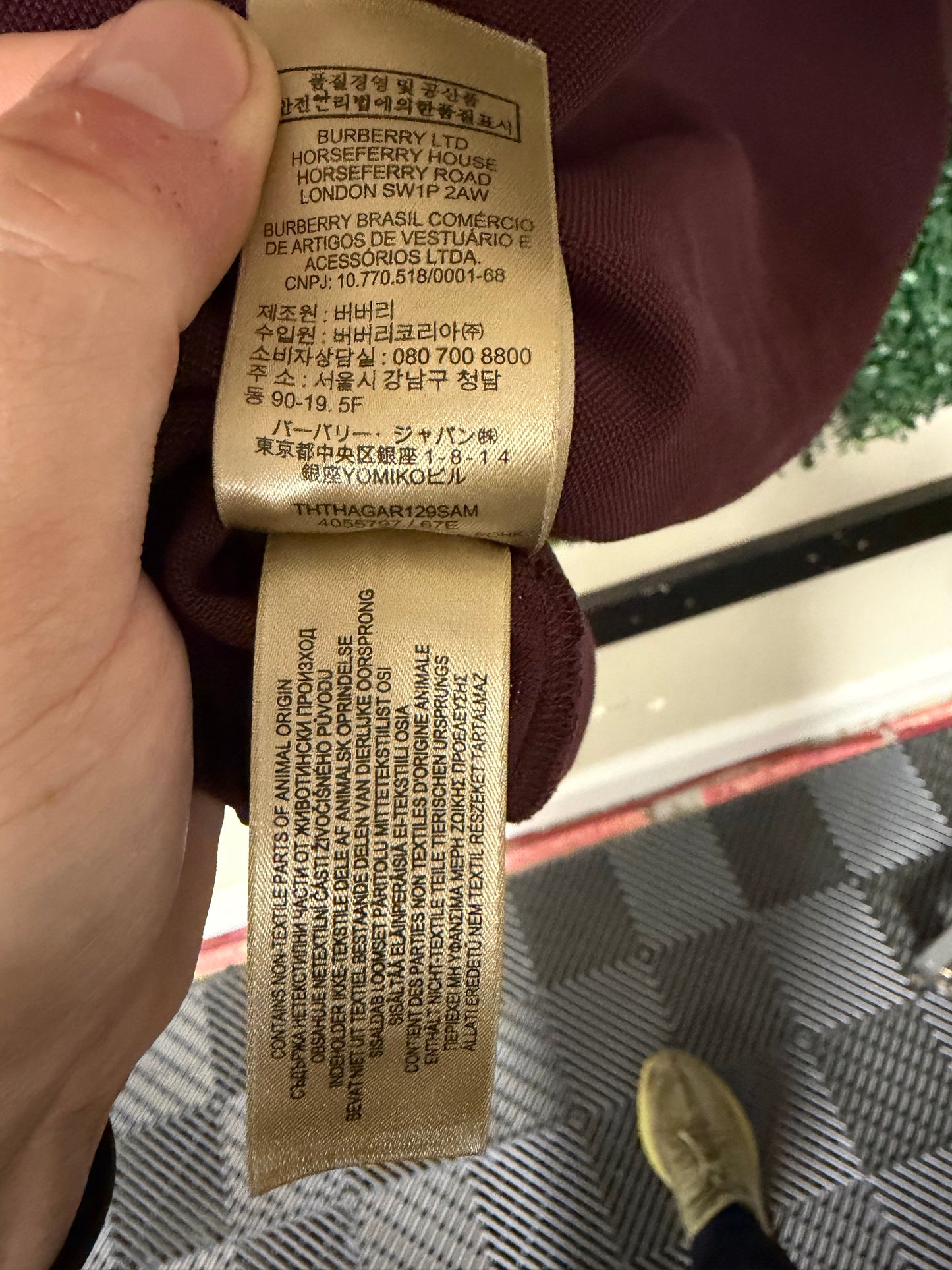 BURBERRY POLO TEE