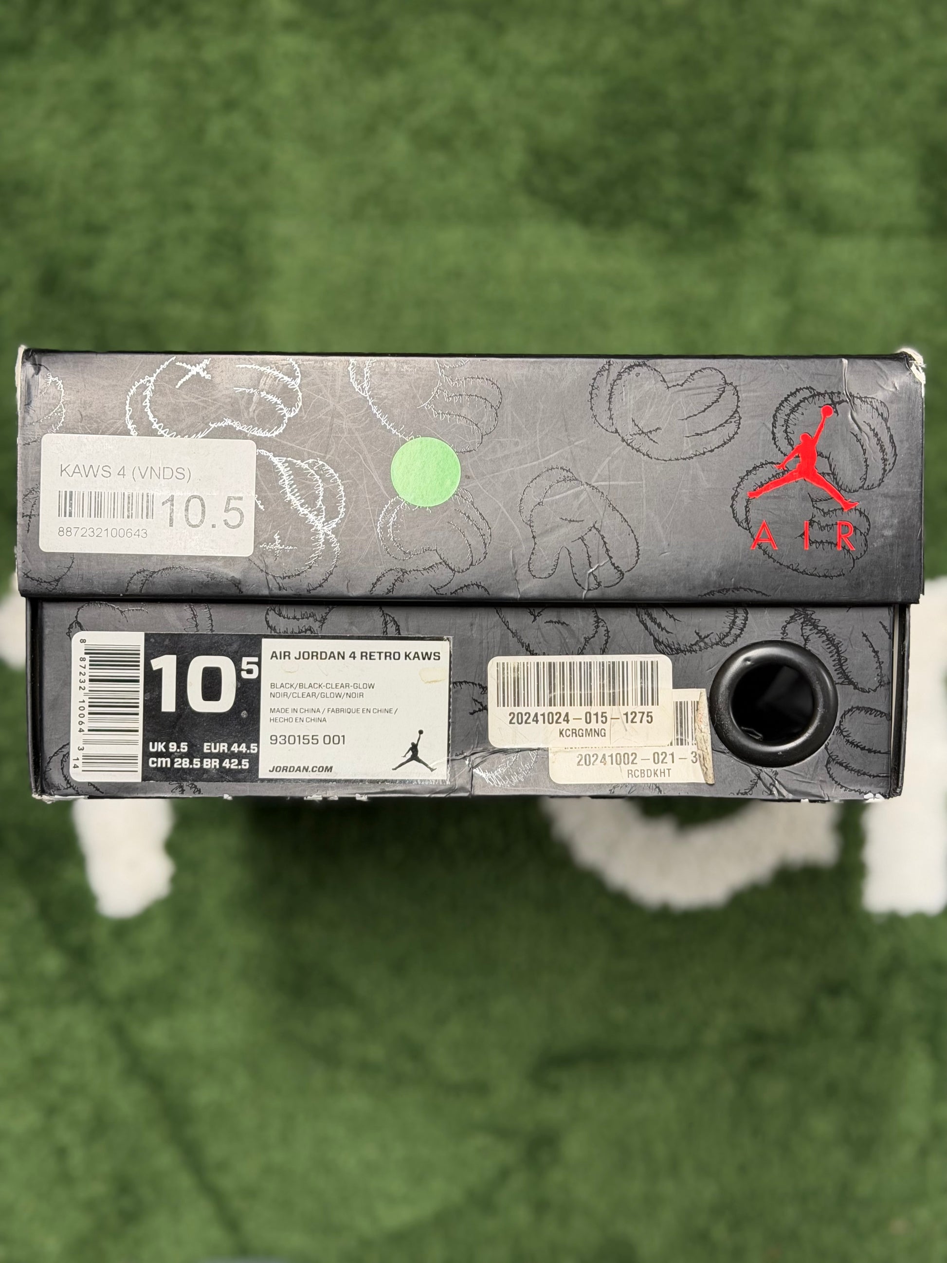 Jordan 4 Retro Kaws Black