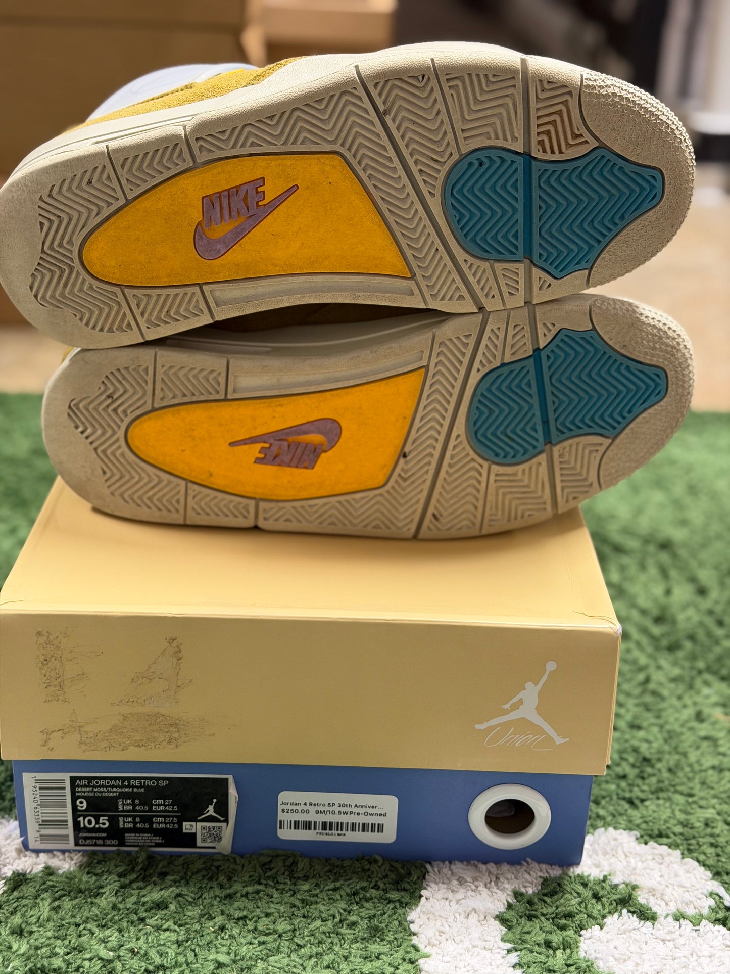 Jordan 4 Retro SP 30th Anniversary Union Desert Moss