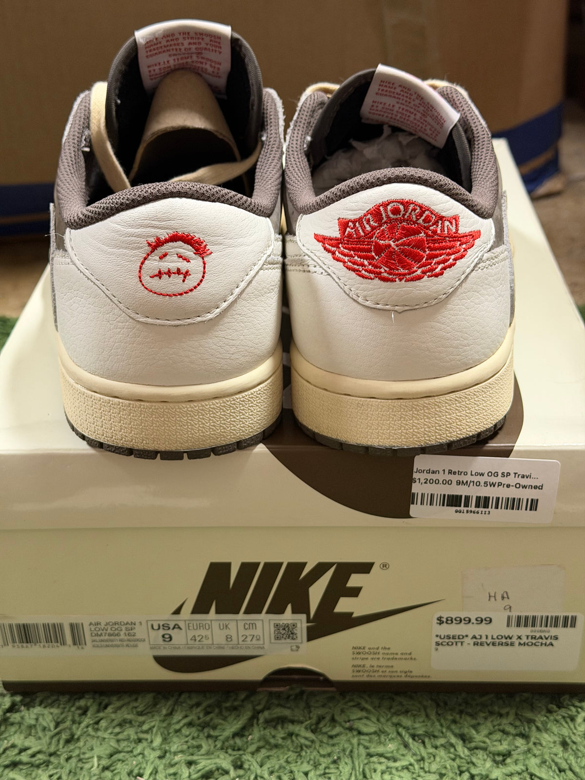 Jordan 1 Retro Low OG SP Travis Scott Reverse Mocha