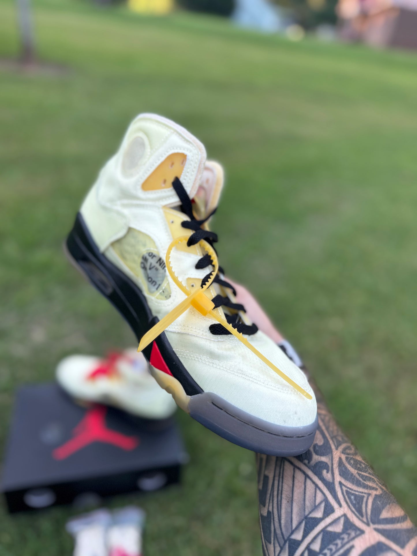 Jordan 5 Retro "Off-White Sail" Sz 11.5M