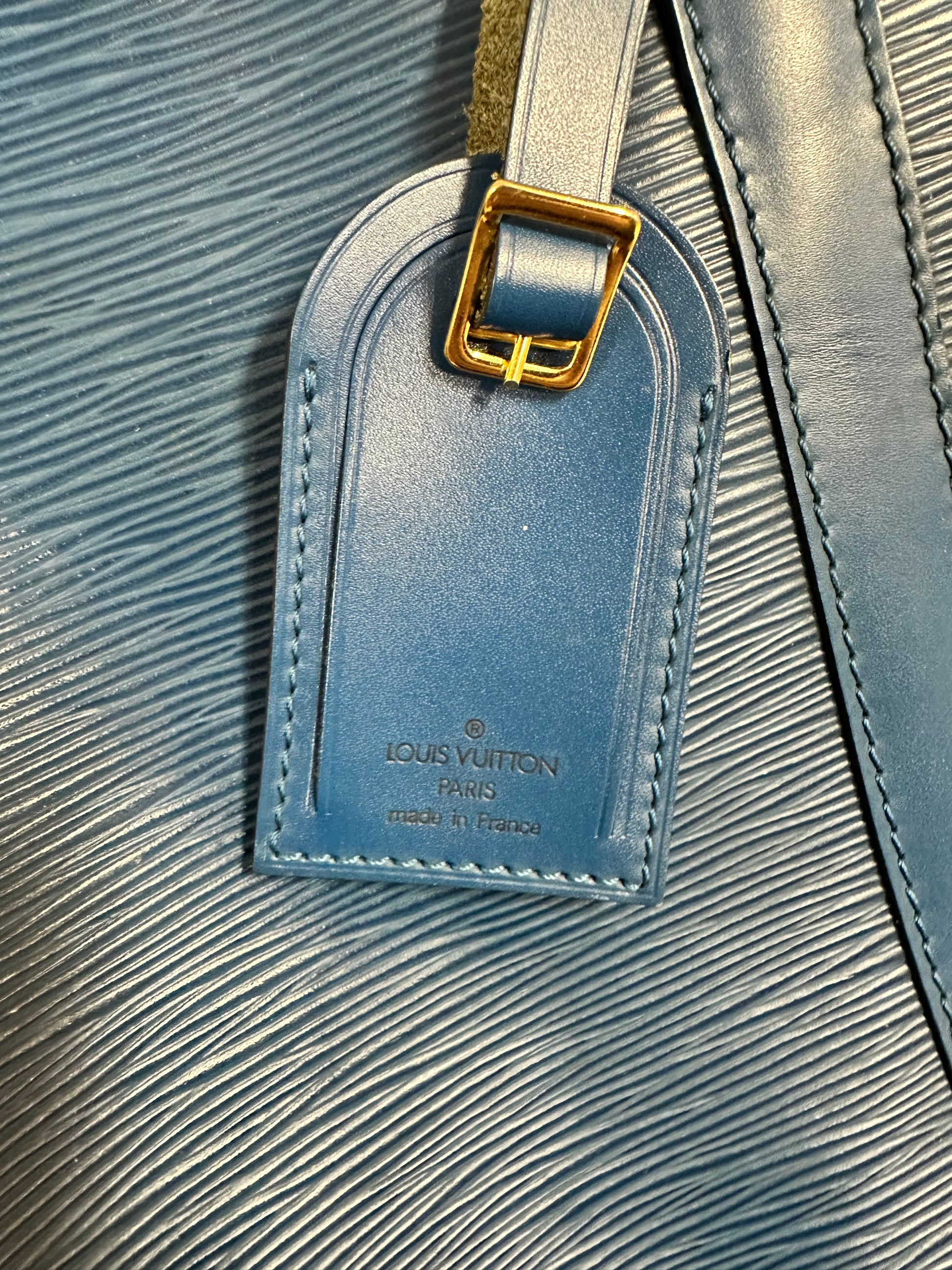 Louis Vuitton Keepall Epi 45 Blue